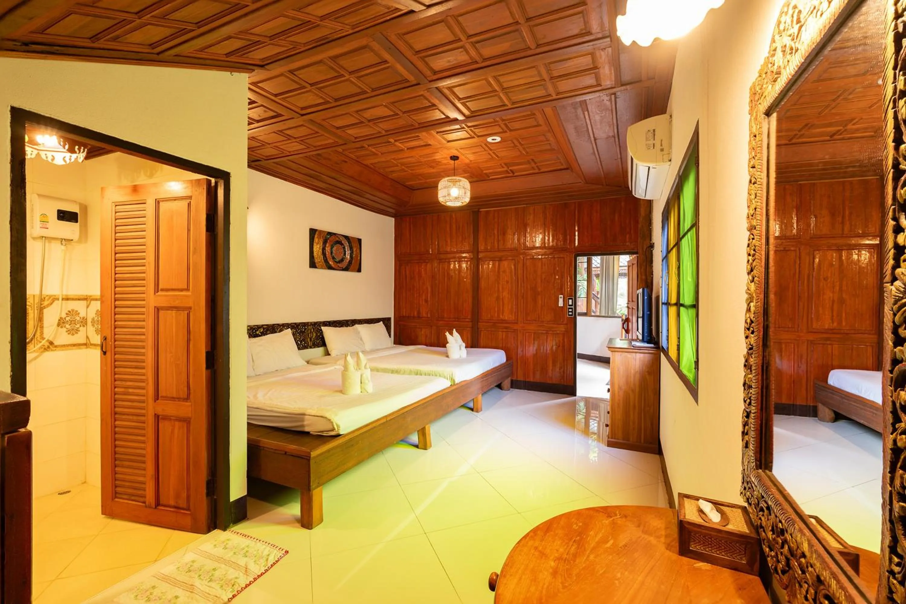 Bedroom in Romsak Lanna Resort