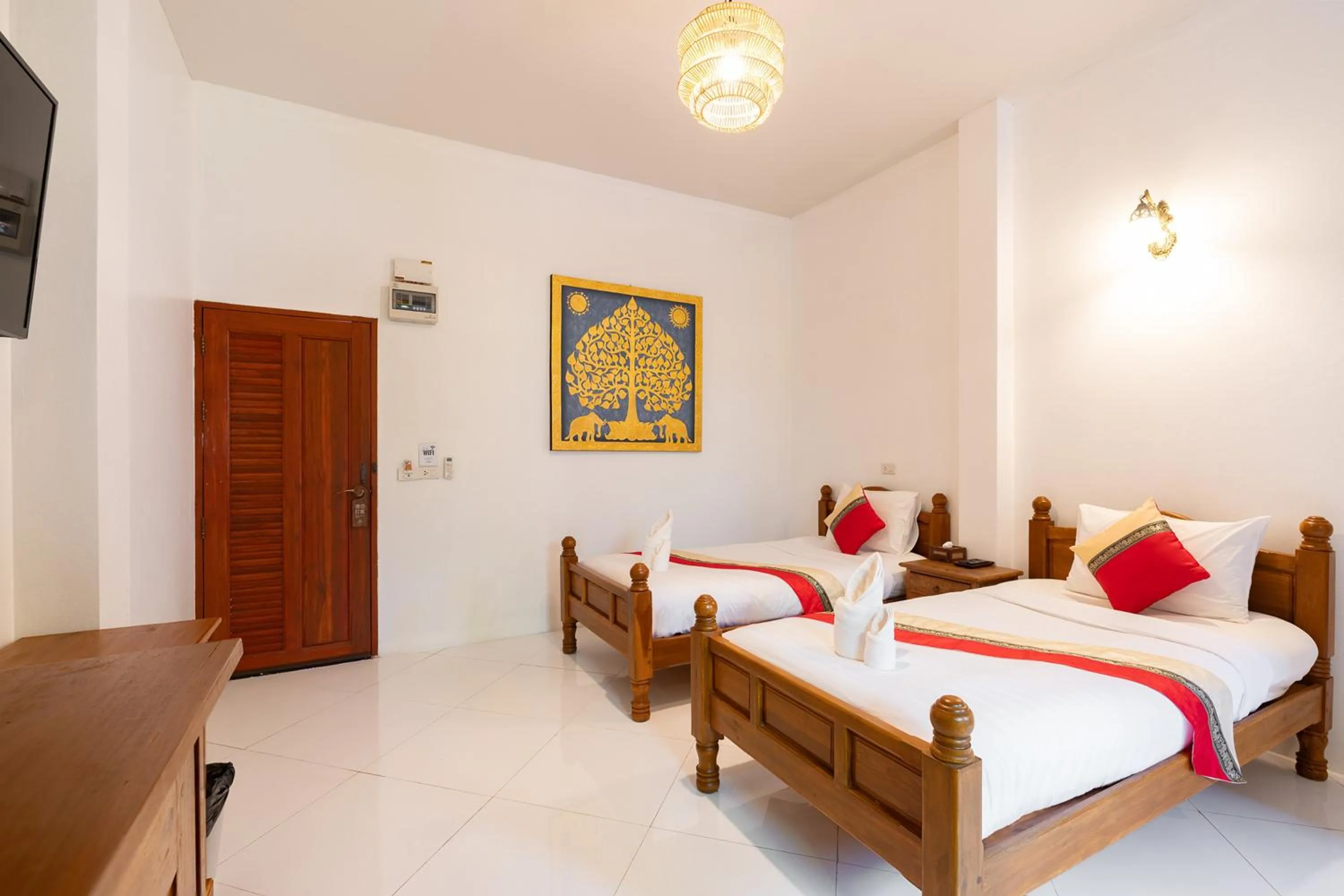 Bedroom in Romsak Lanna Resort
