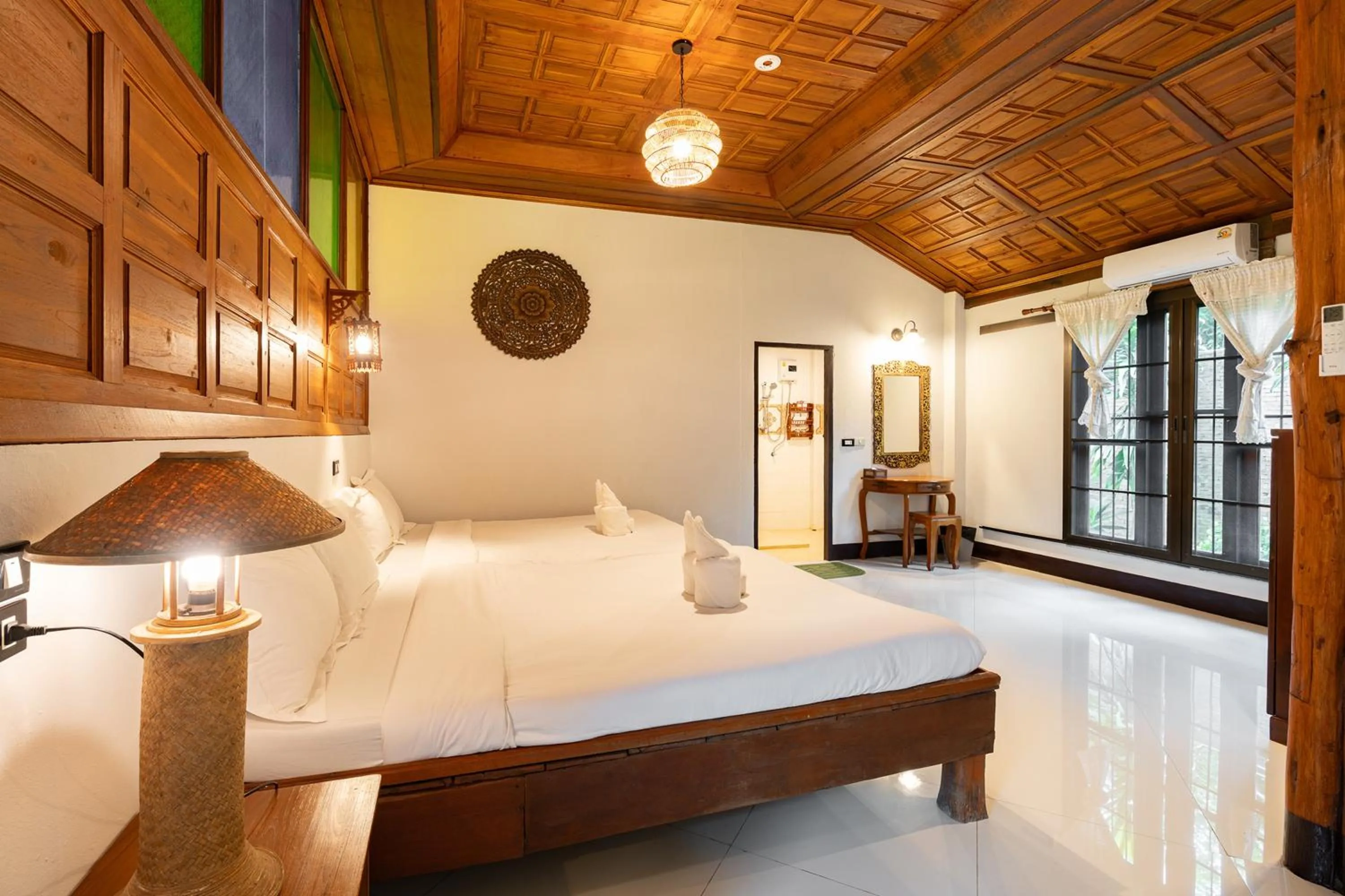 Bedroom in Romsak Lanna Resort