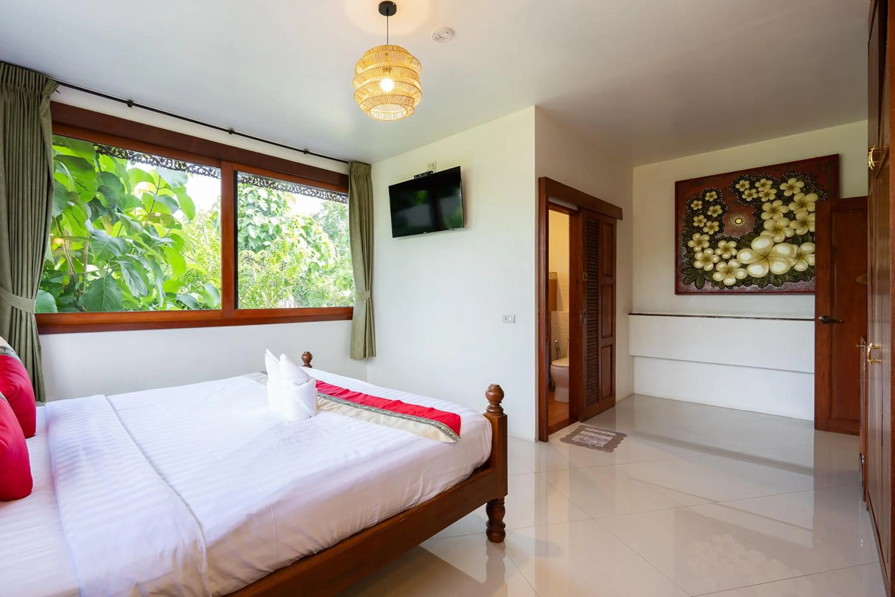 Bedroom in Romsak Lanna Resort