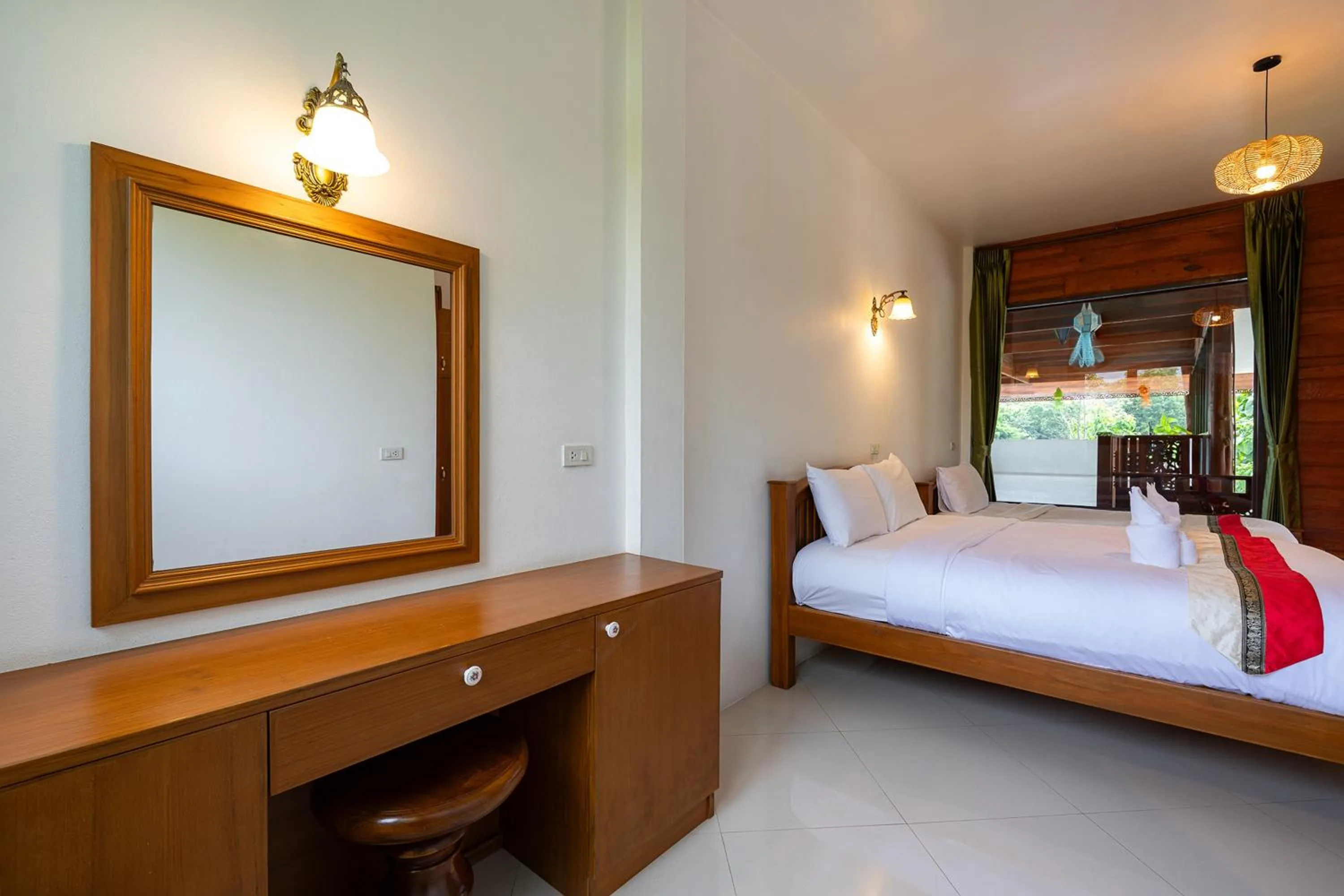 Bedroom in Romsak Lanna Resort