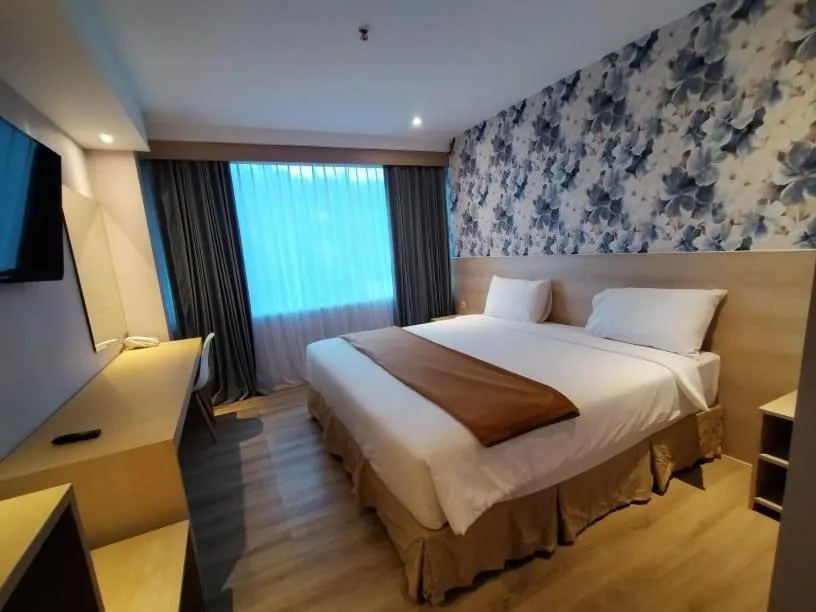 Bed in Hotel Lereng Bromo