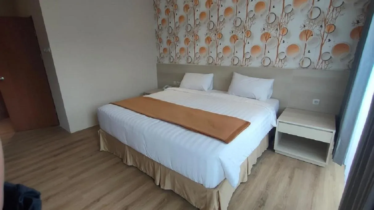 Bed in Hotel Lereng Bromo