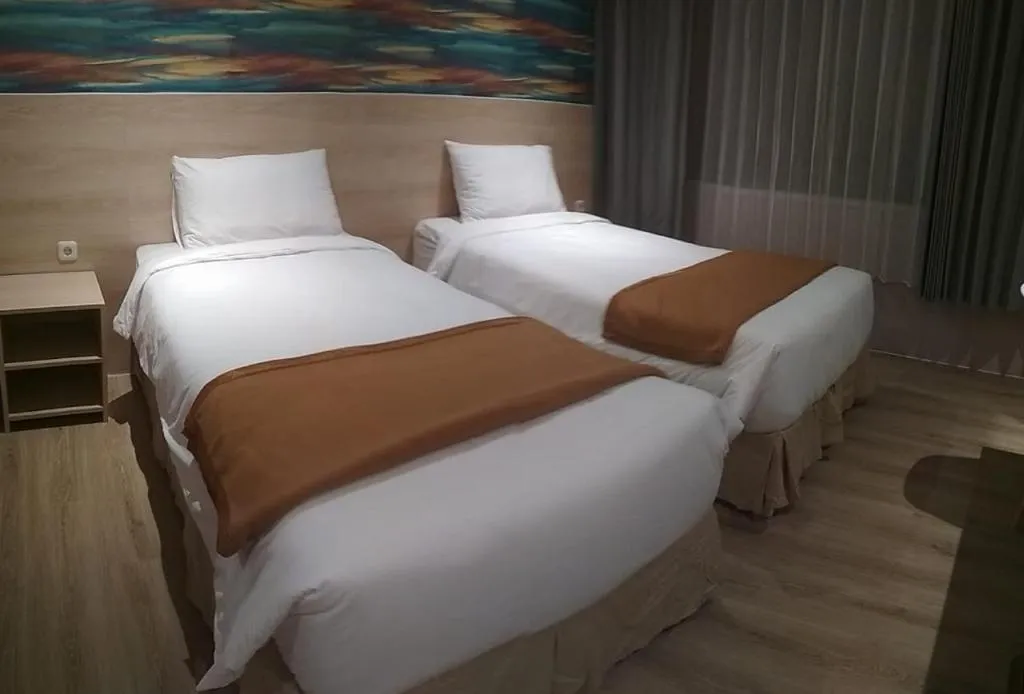 Bed in Hotel Lereng Bromo