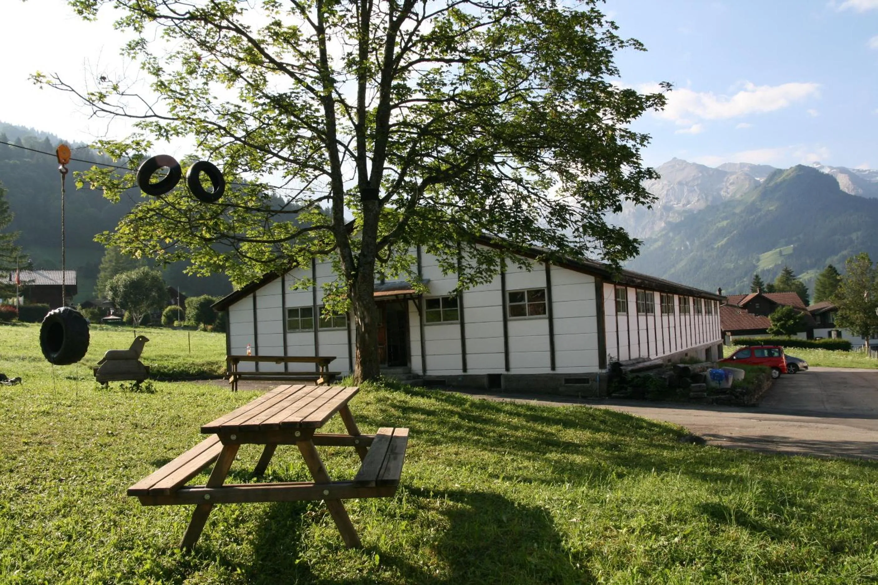 Facade/entrance in Mountain Lodge Backpackercamp