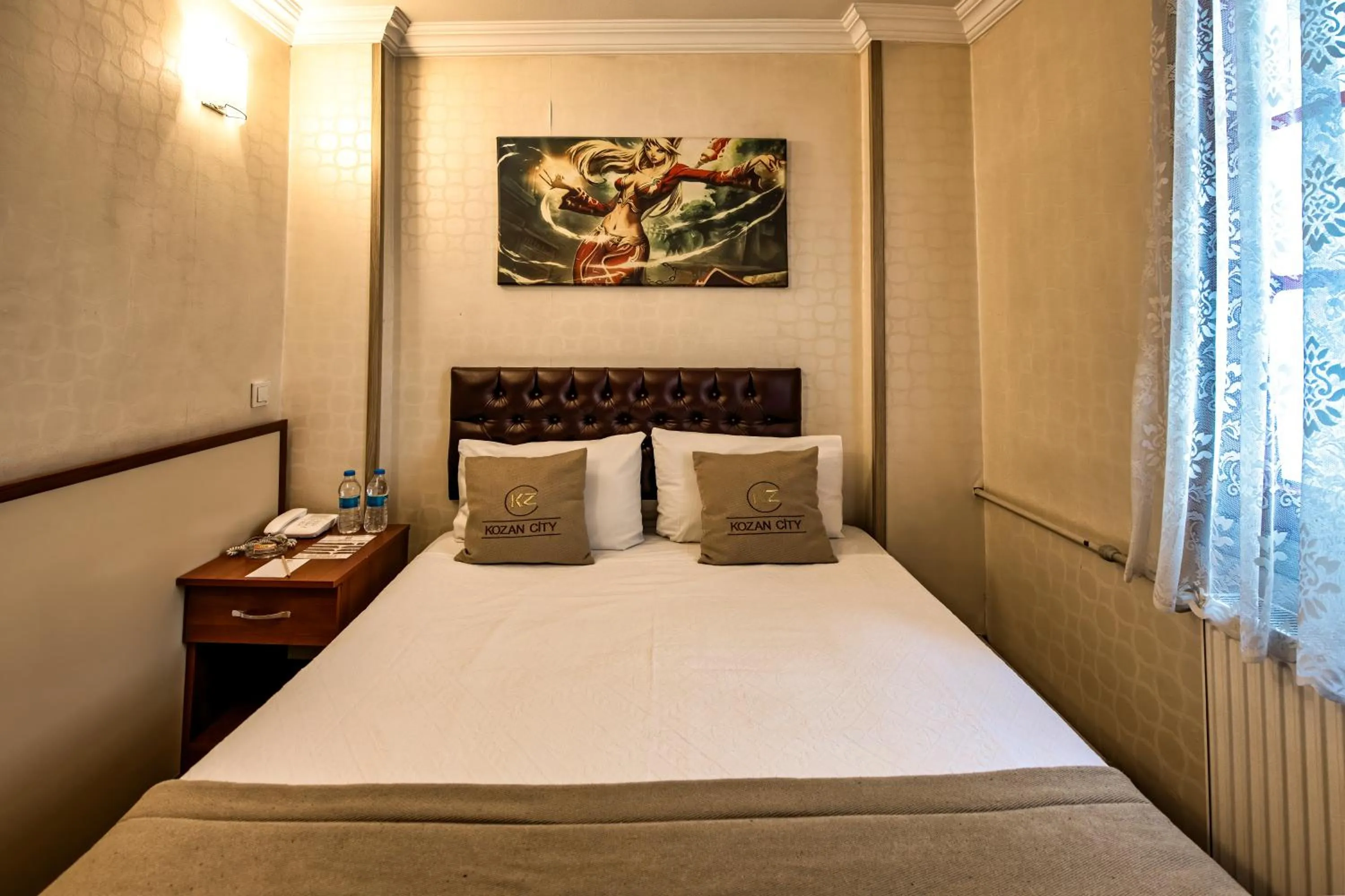 Photo of the whole room, Bed in Kozan City Hotel