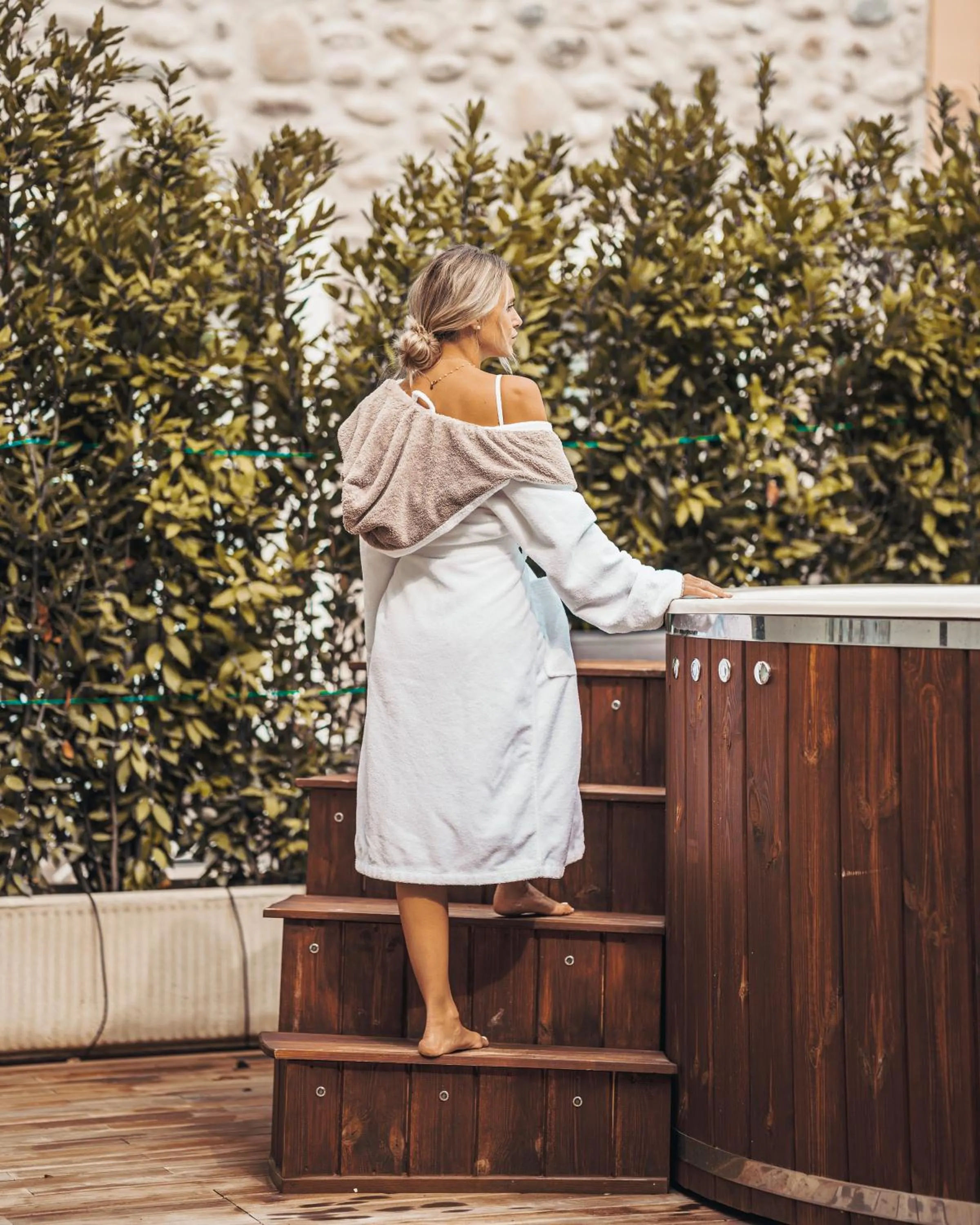 Hot Tub in Relais Forte Benedek Wine & SPA - Adults Only