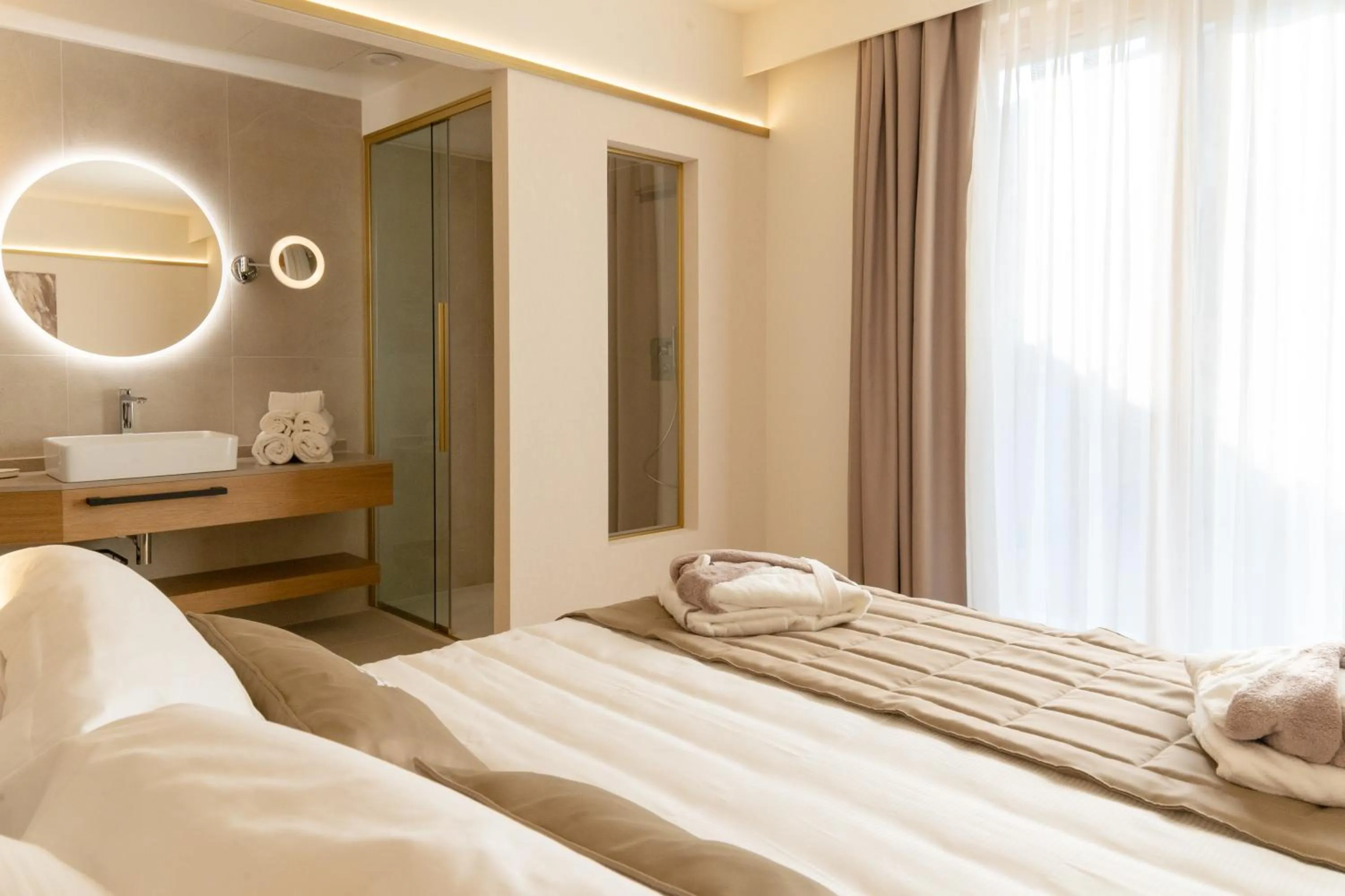 Bed in Relais Forte Benedek Wine & SPA - Adults Only