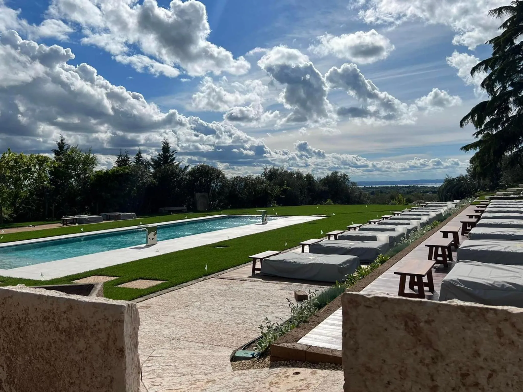 Pool view in Relais Forte Benedek Wine & SPA - Adults Only