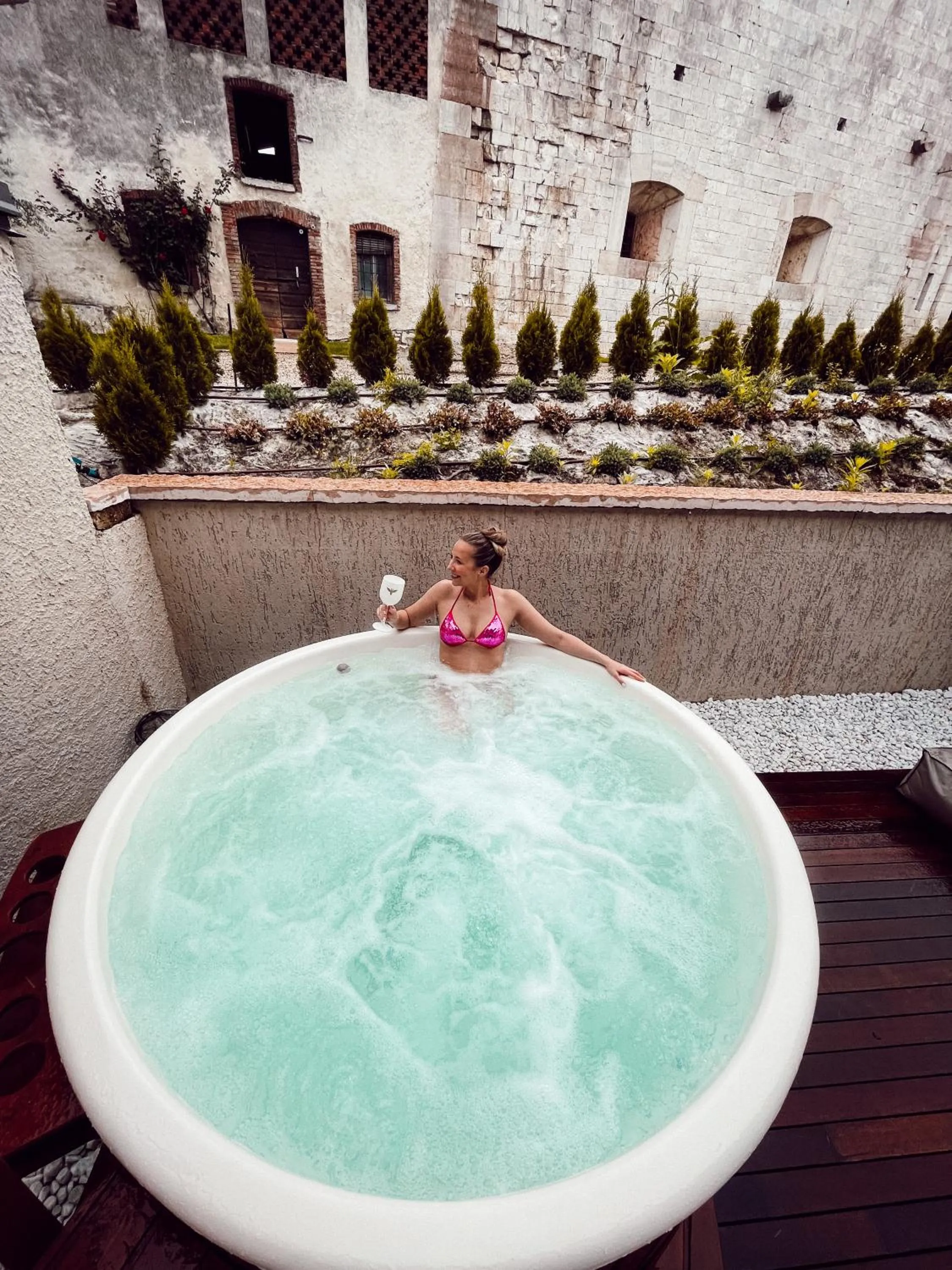 Patio in Relais Forte Benedek Wine & SPA - Adults Only