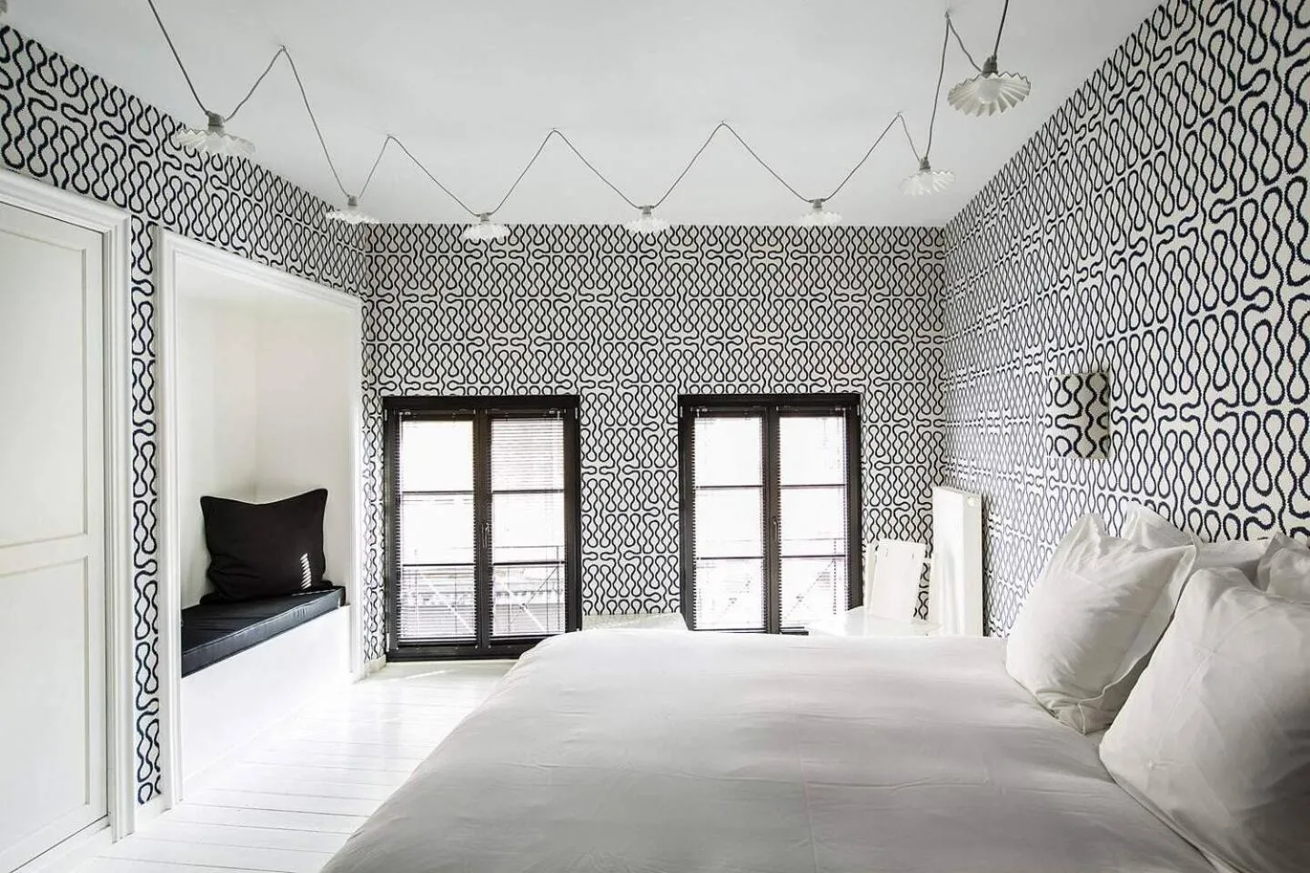 Bed in La Maison Haute guesthouse