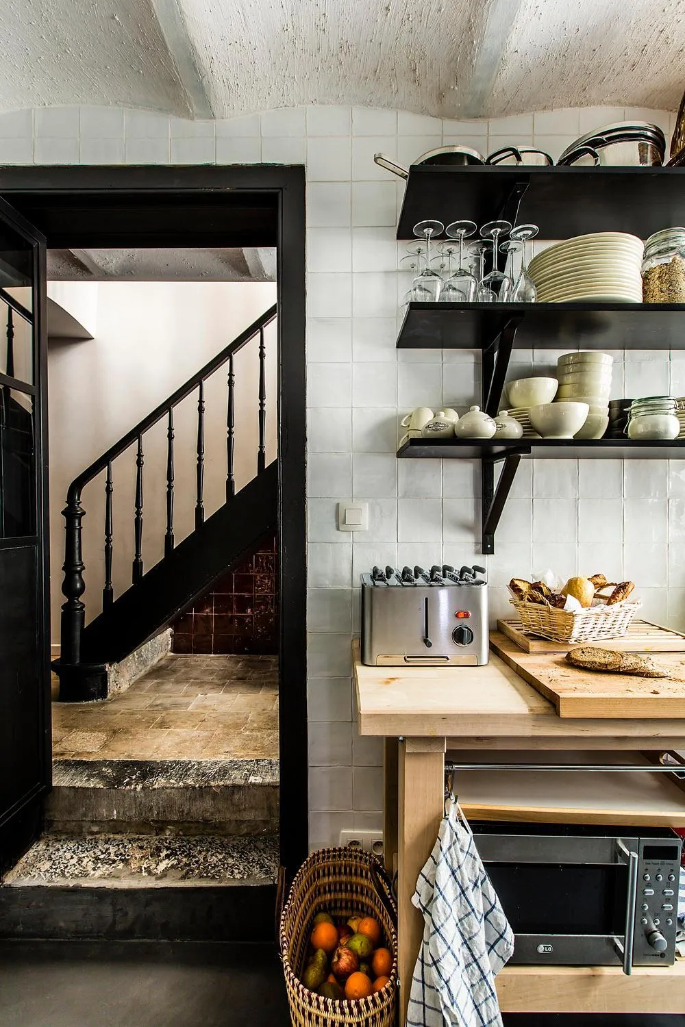 Dining area in La Maison Haute guesthouse