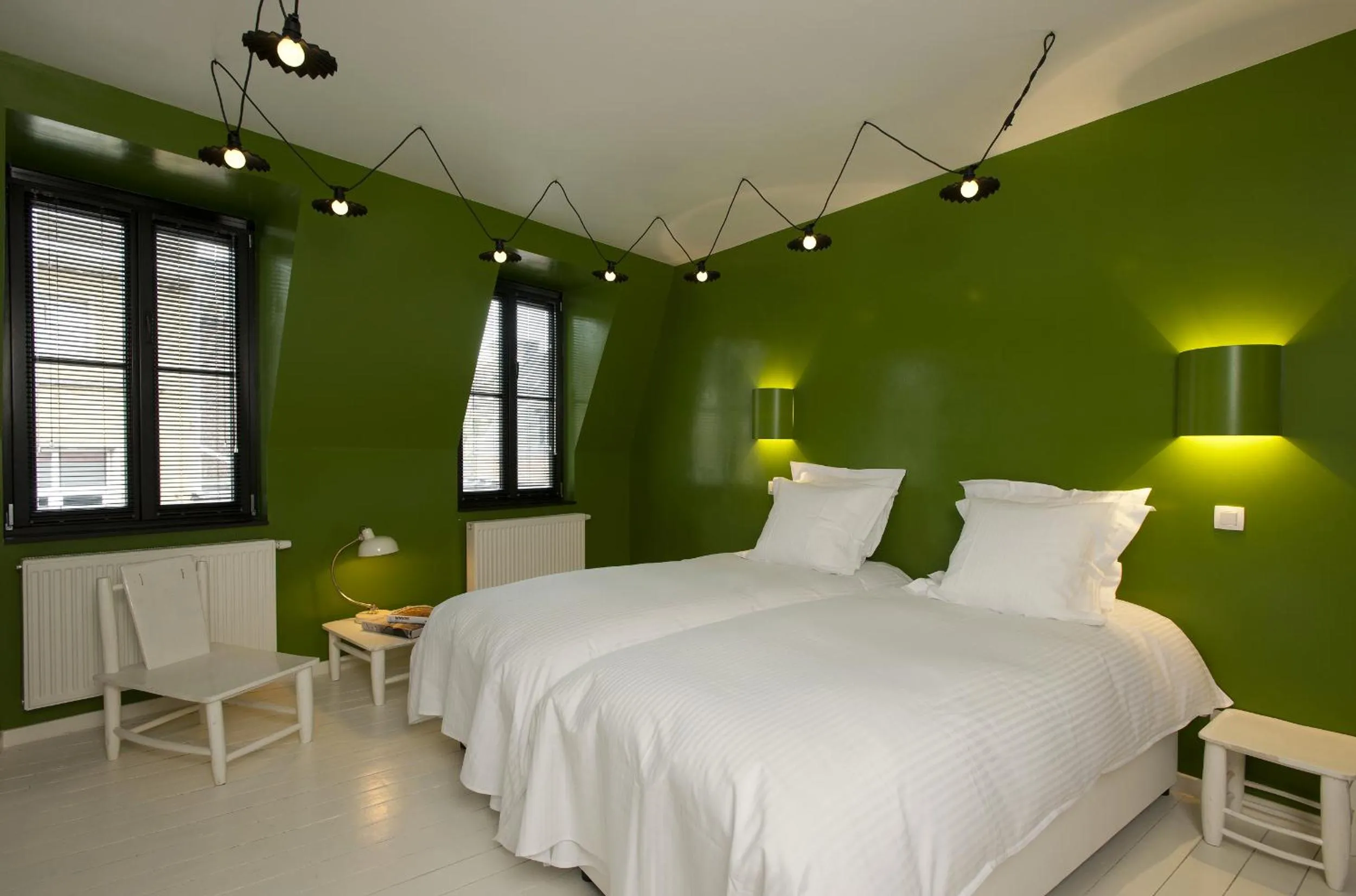 Bed in La Maison Haute guesthouse