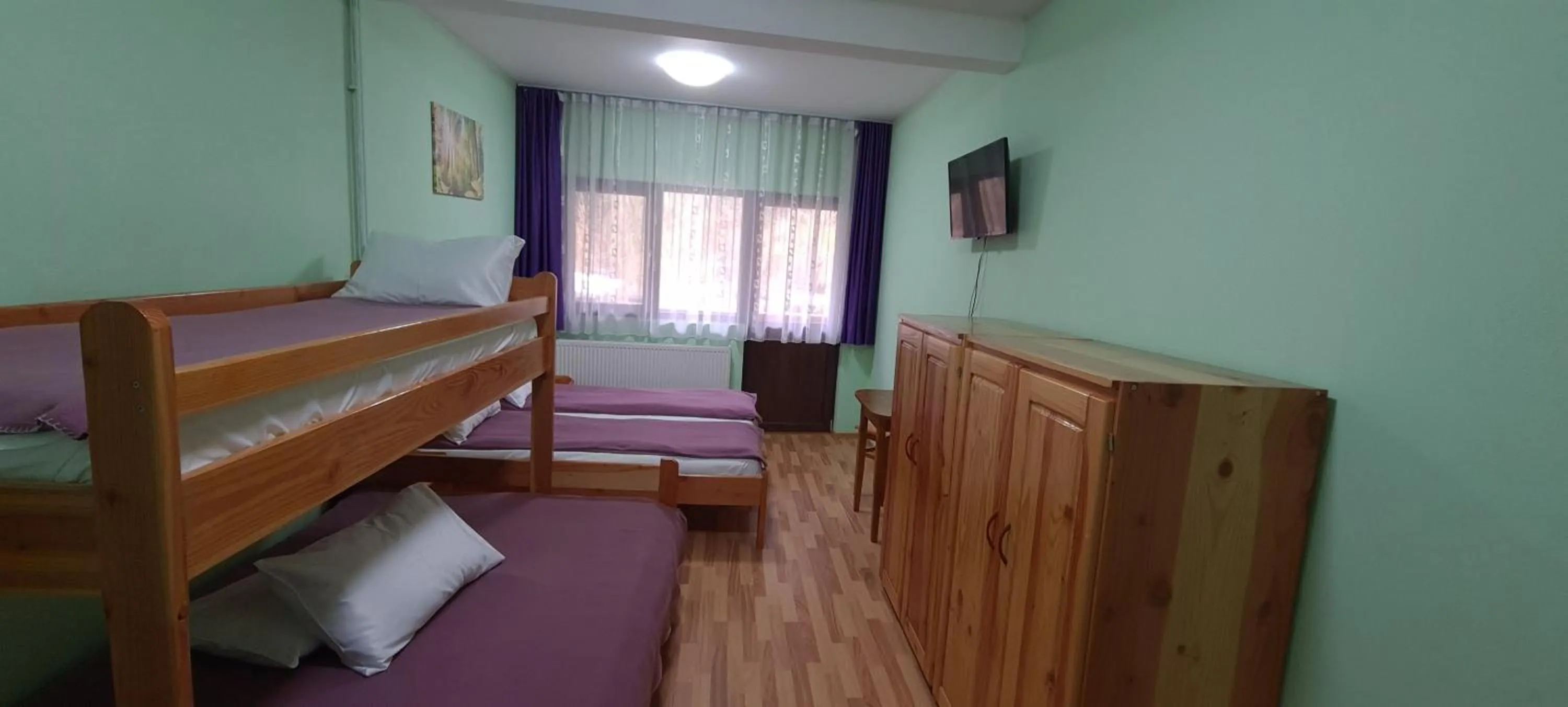 Photo of the whole room, Bed in Pensiunea Aurora - Great Hostel Voineasa