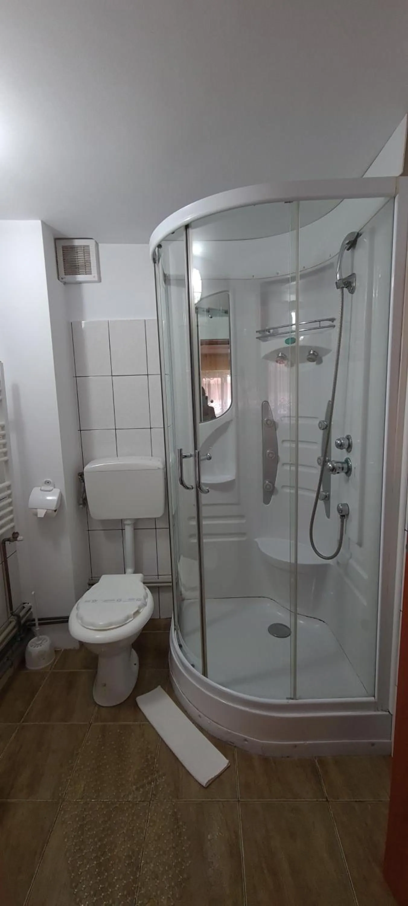 Shower in Pensiunea Aurora - Great Hostel Voineasa