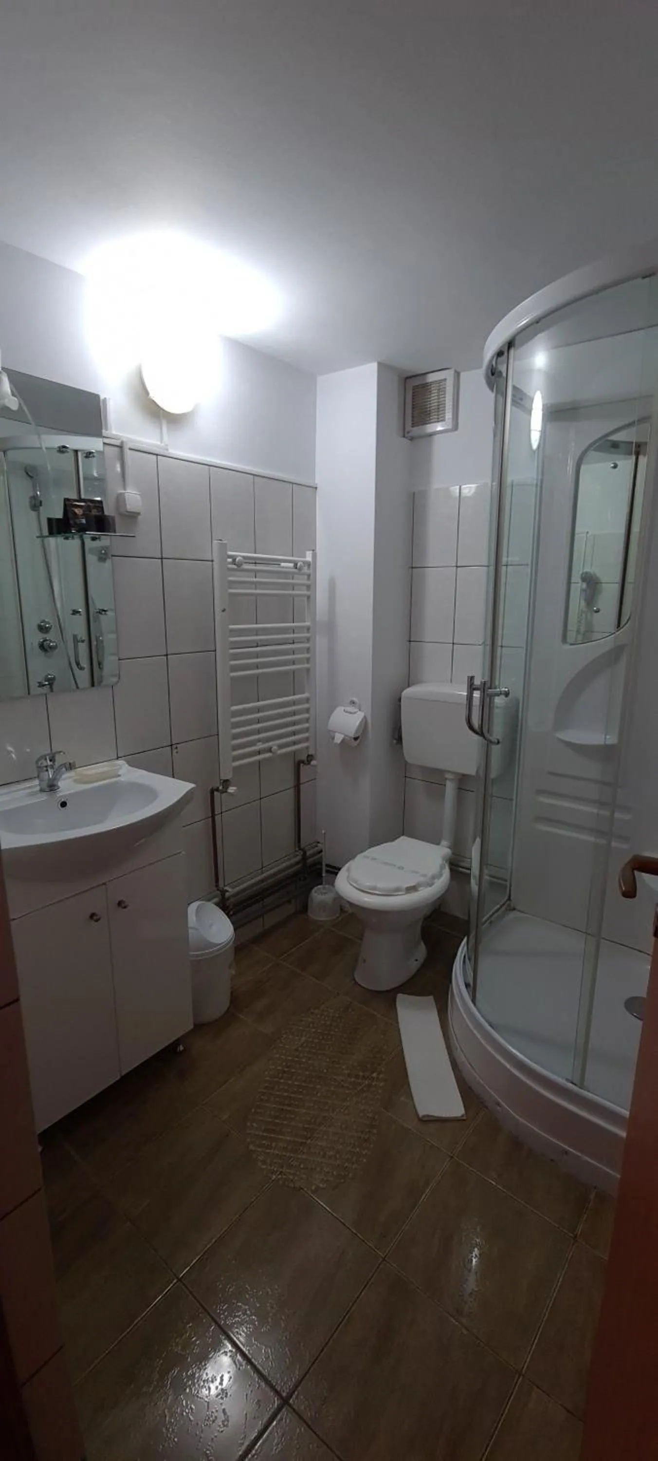 Shower in Pensiunea Aurora - Great Hostel Voineasa