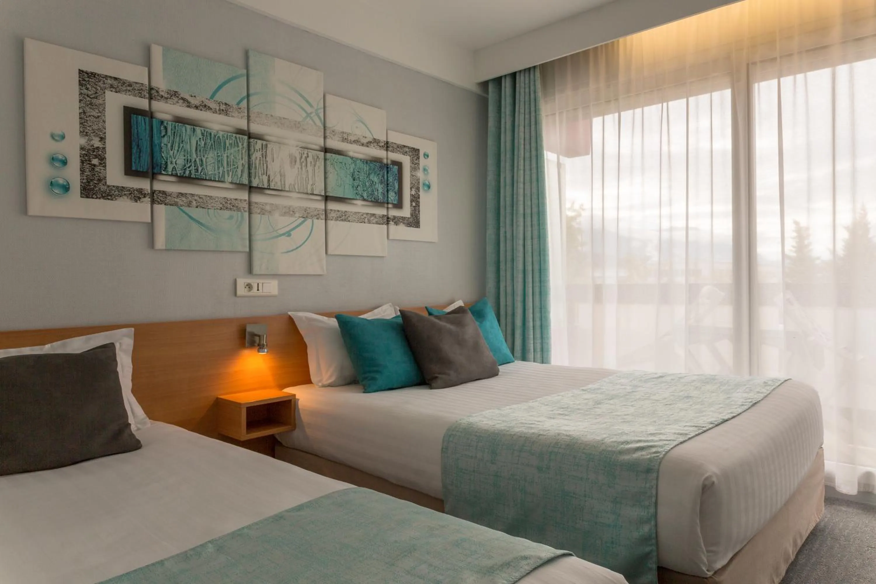 Bed in The Originals City, Hôtel Villancourt, Grenoble Sud