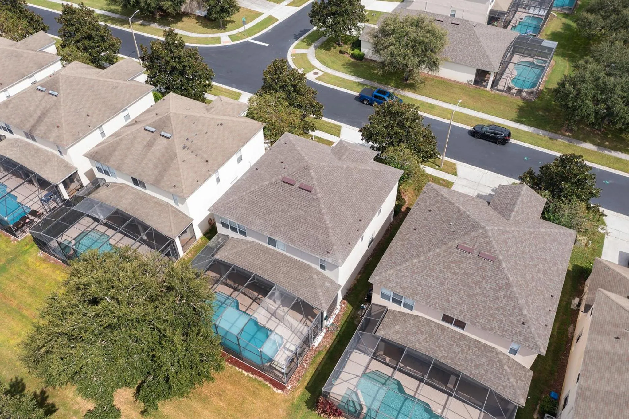 Bird's eye view in WindsorHills Villa Pool Resort Amenities Minutes to Disney