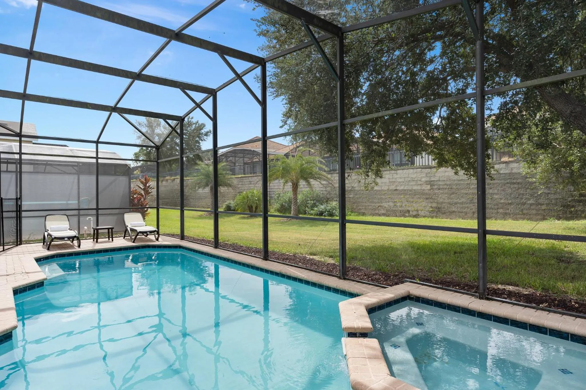 Swimming pool in WindsorHills Villa Pool Resort Amenities Minutes to Disney