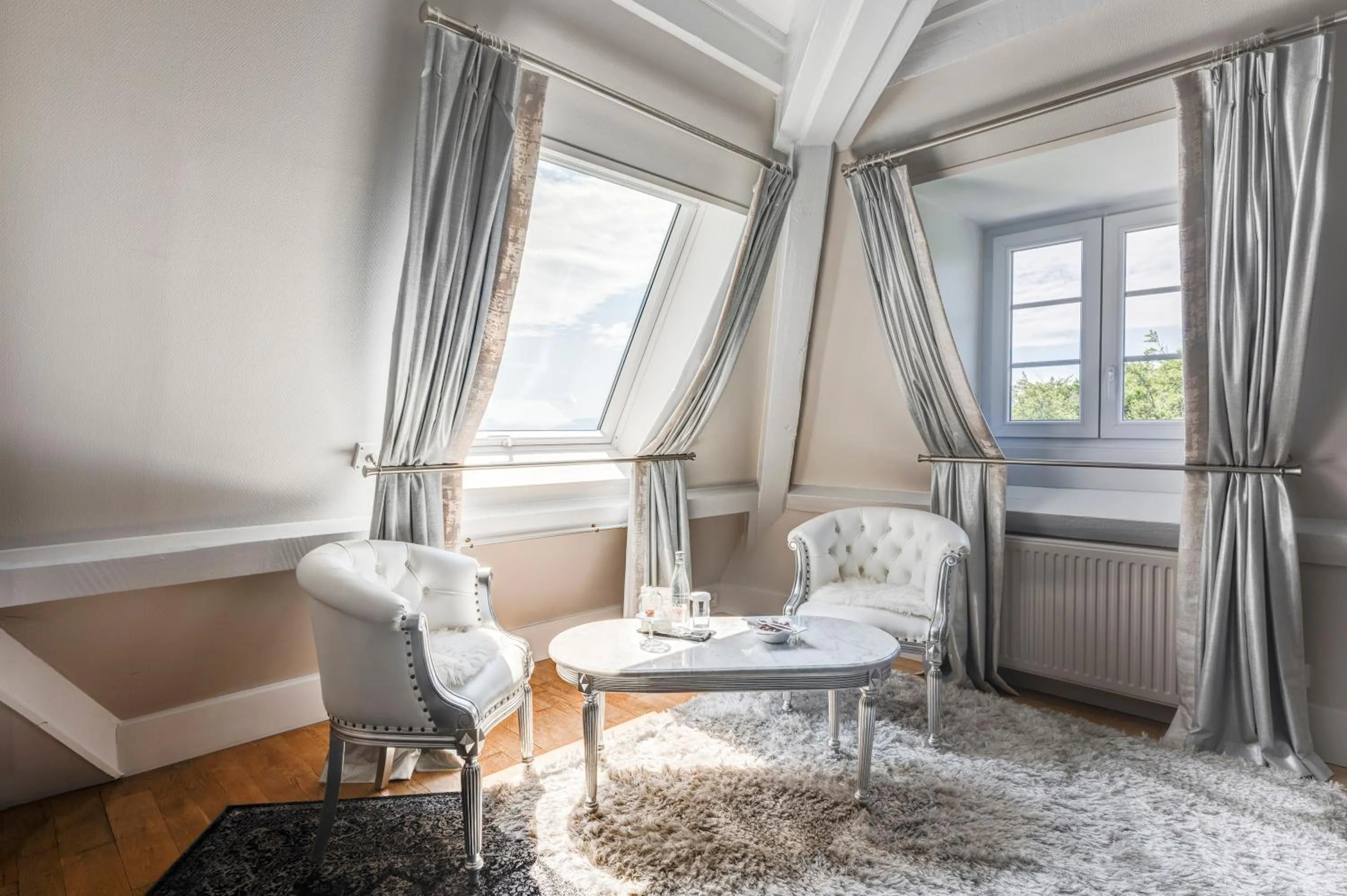 Decorative detail in Château des Avenieres - Relais & Châteaux