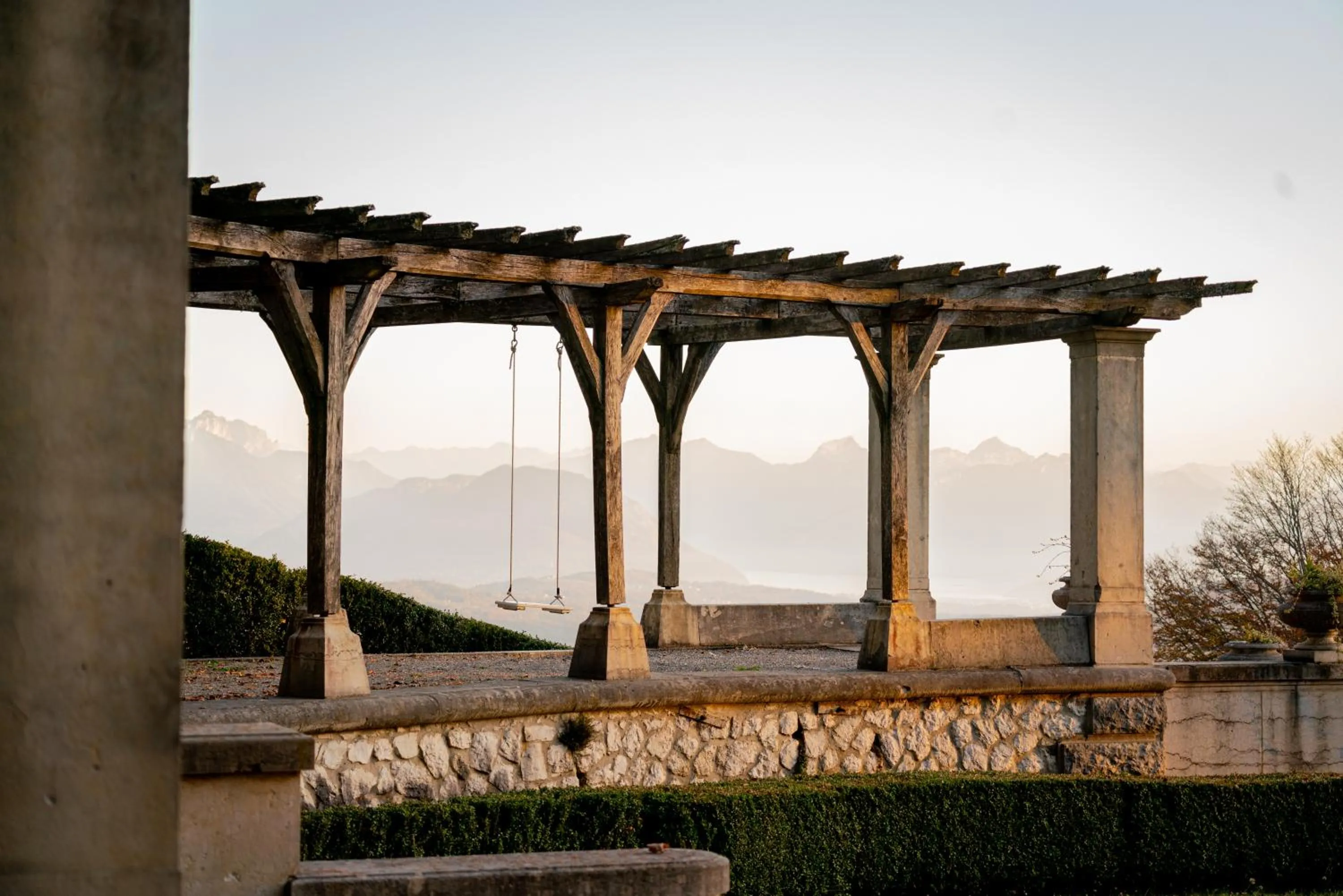 View (from property/room) in Château des Avenieres