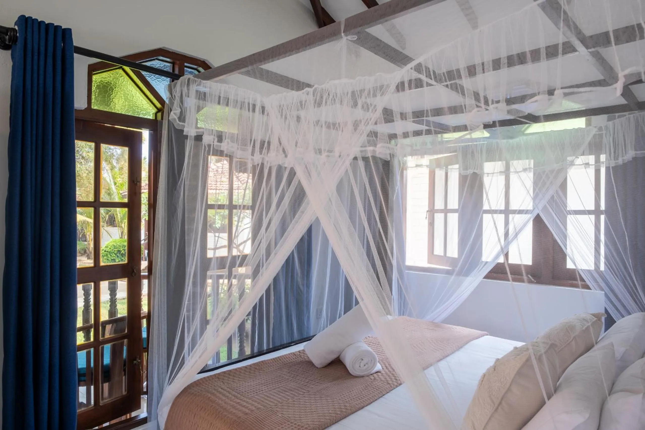 Bed in Serenity Beach Cabanas