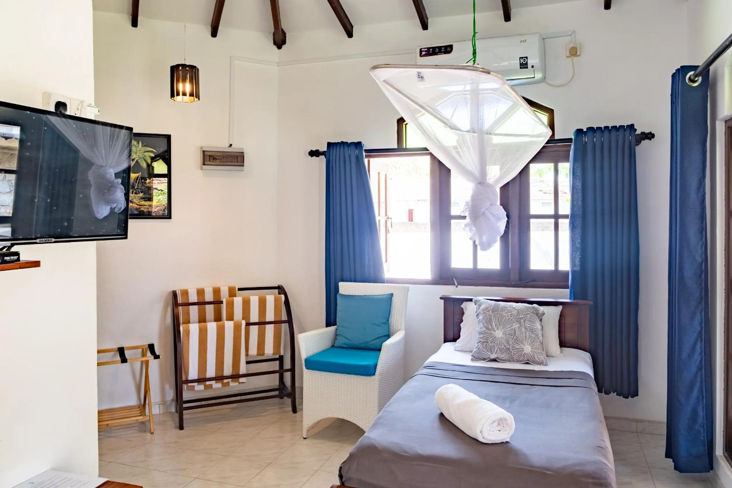 Bed in Serenity Beach Cabanas