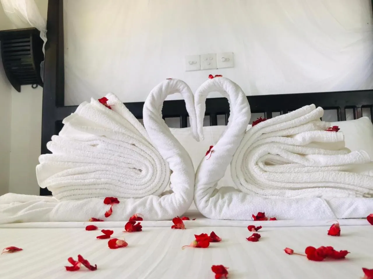 Bed in Serenity Beach Cabanas