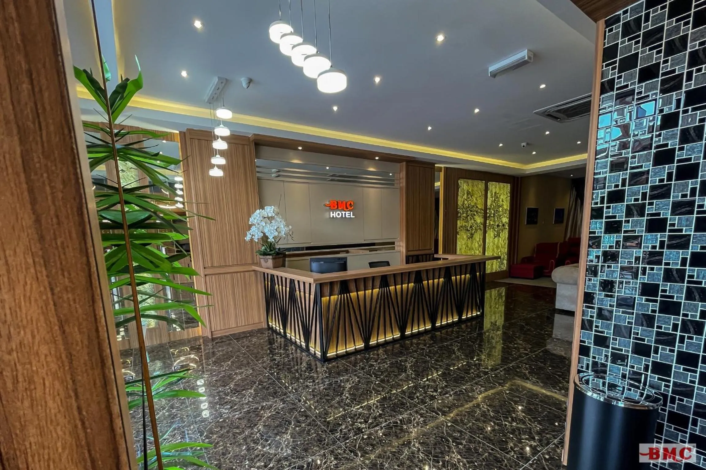 Lobby or reception in BMC Hotel