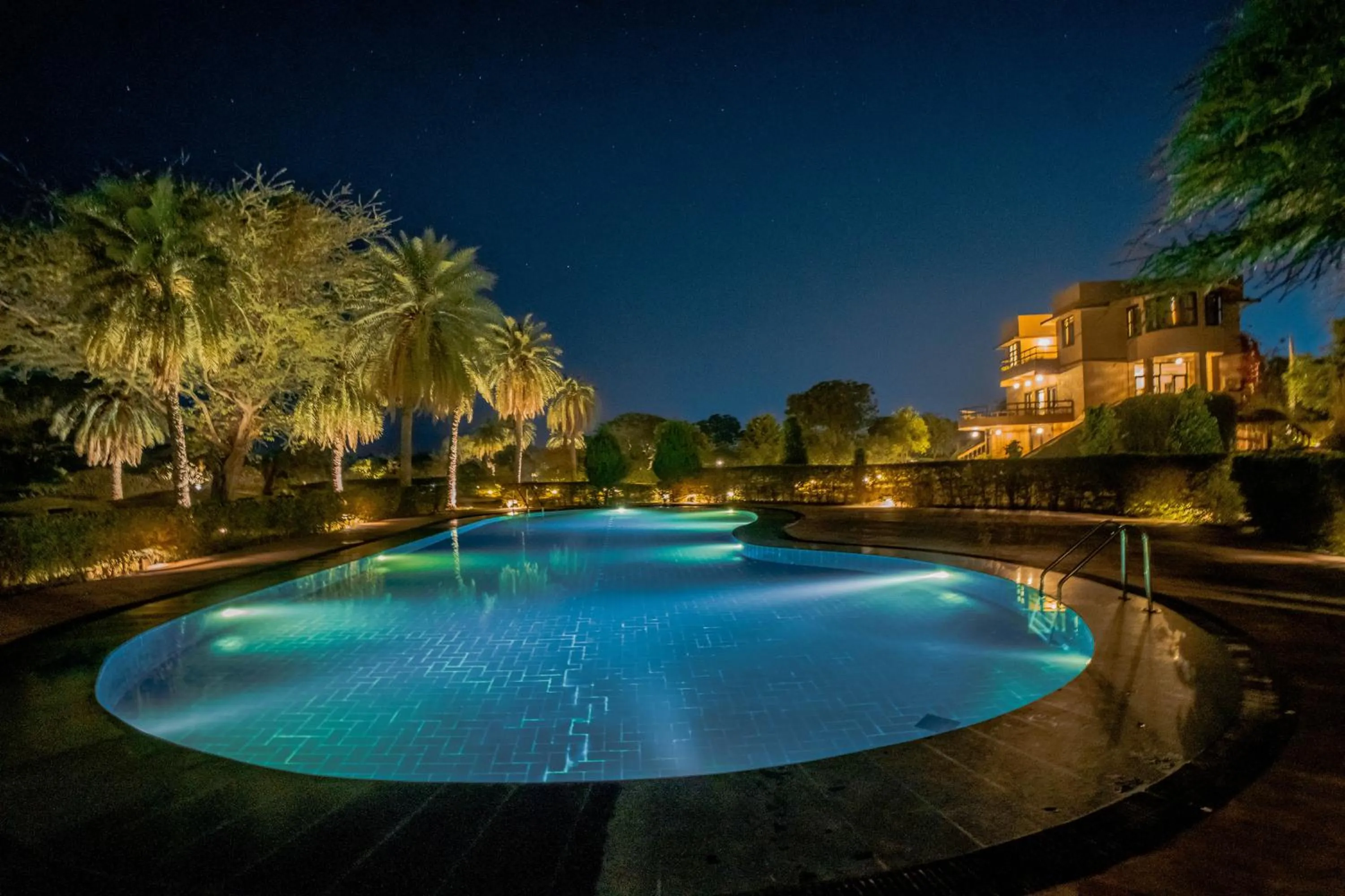 Night in Clarks Safari Pushkar