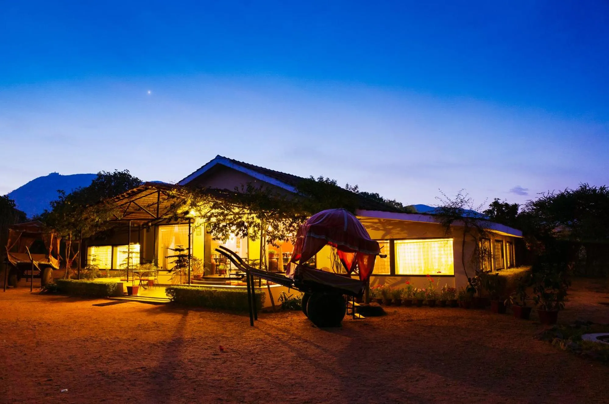 Night in Clarks Safari Pushkar