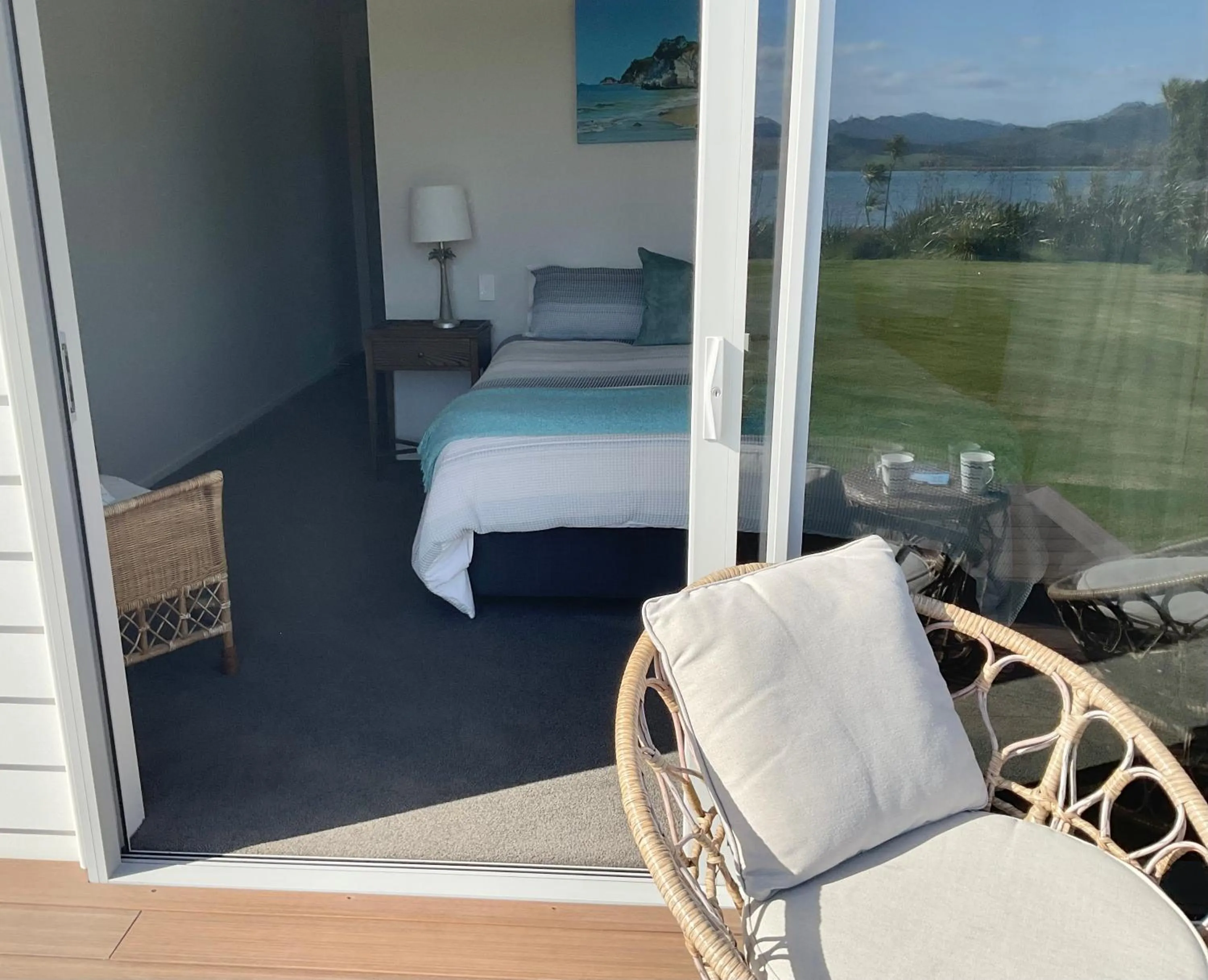 Bedroom, Bed in The Matarangi B & B