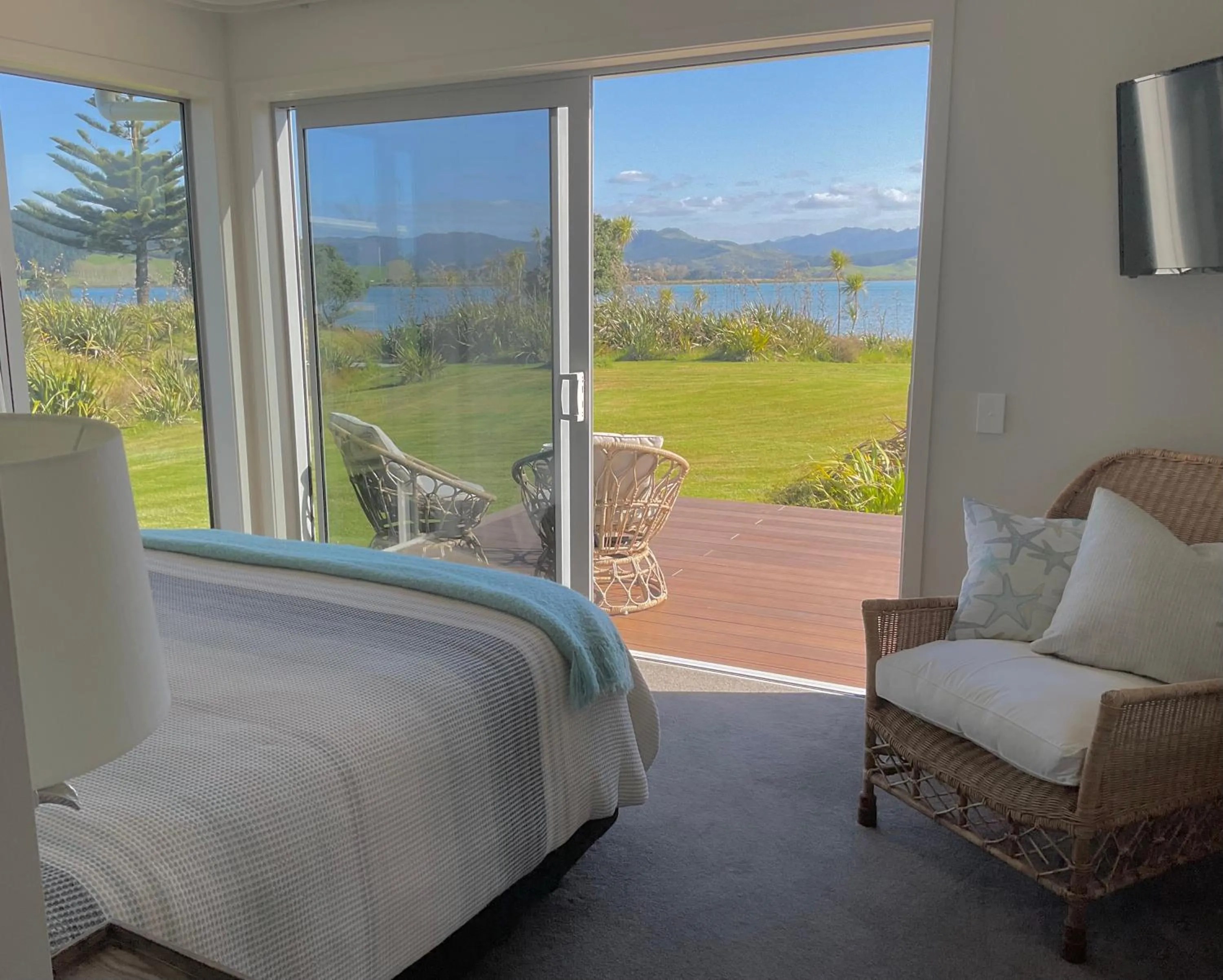 Bedroom, Bed in The Matarangi B & B