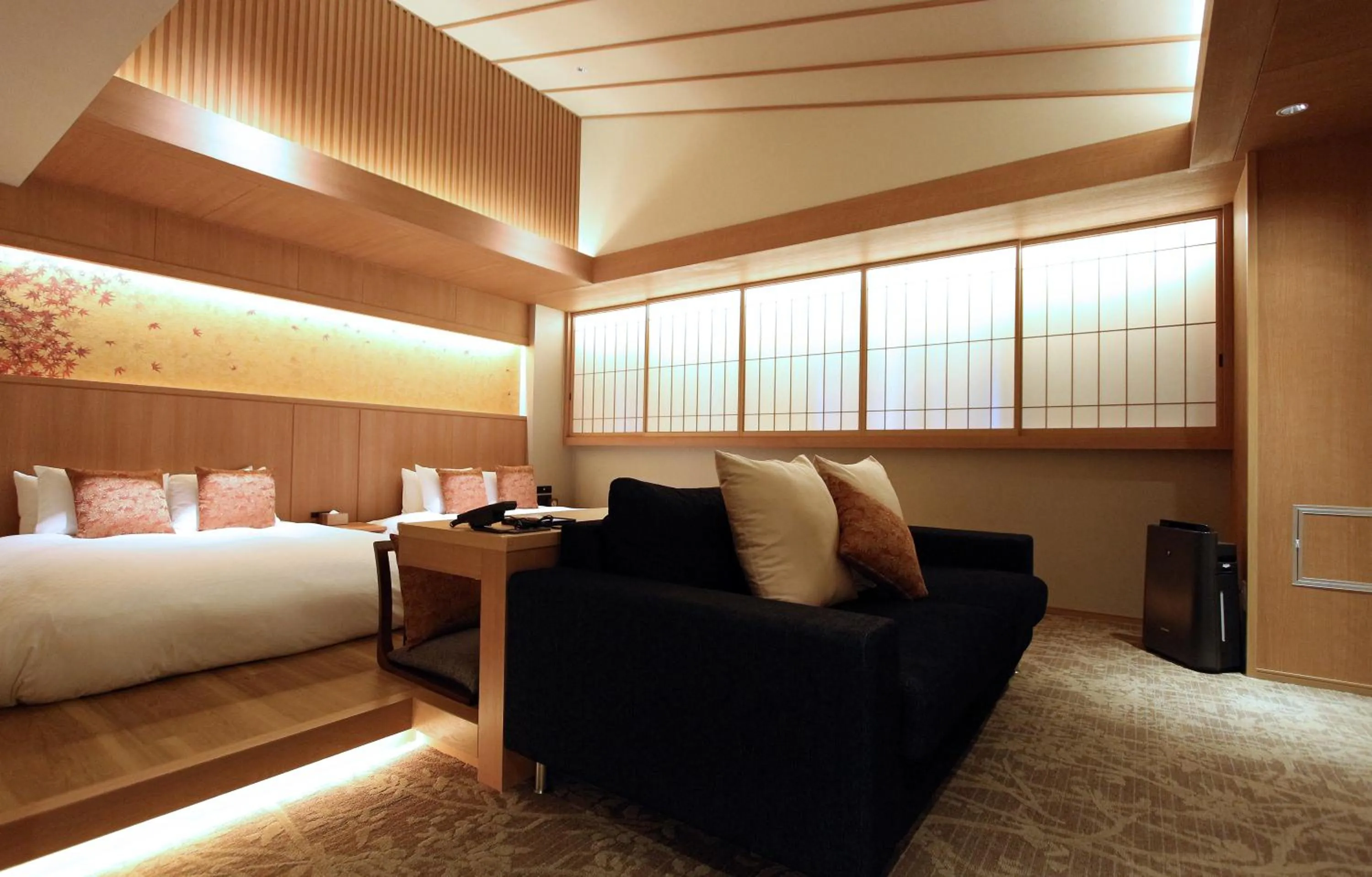 Photo of the whole room, Bed in KAYA Kyoto Nijo Castle, BW Signature Collection by Best Western