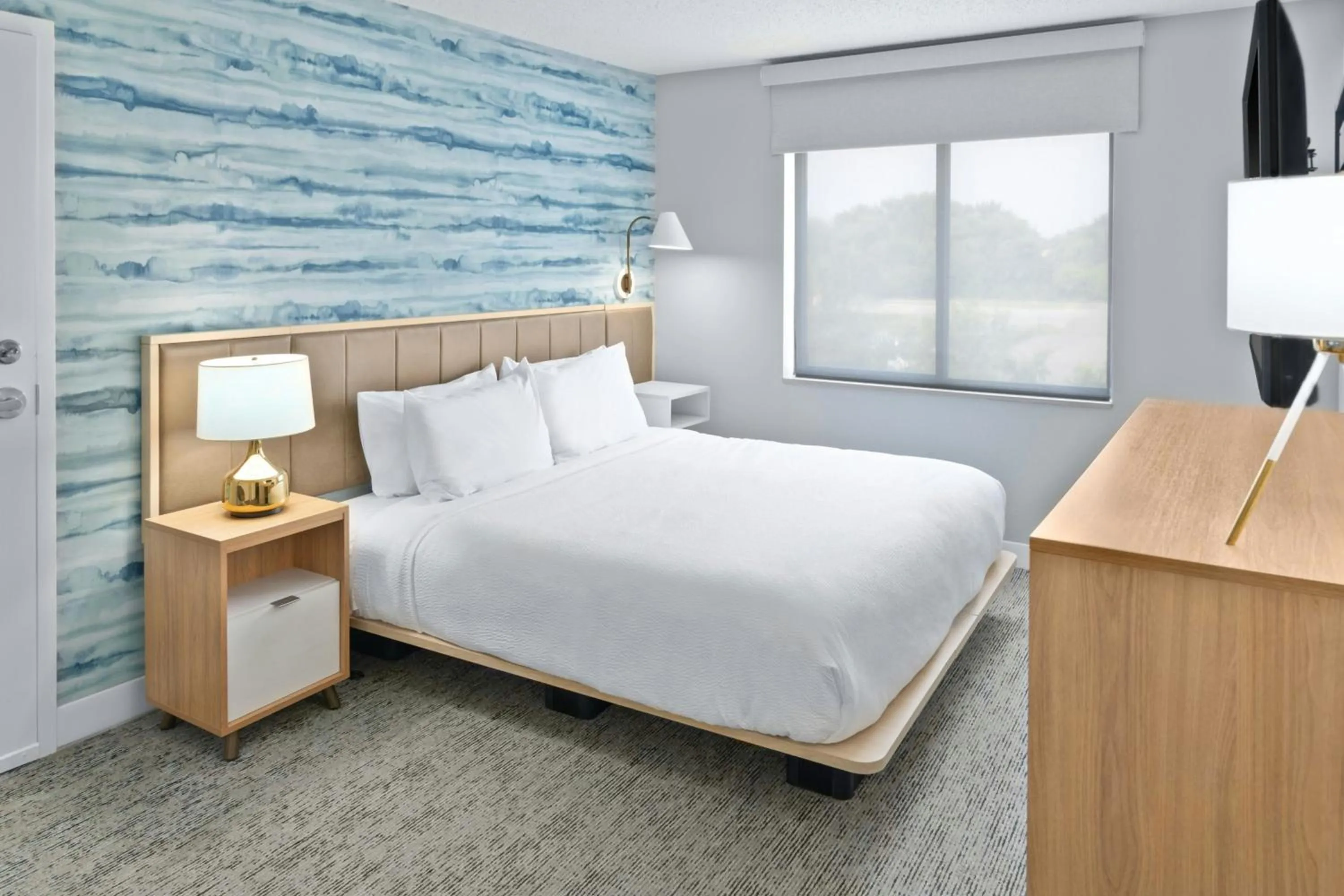 Bedroom, Bed in TownePlace Suites Detroit Warren