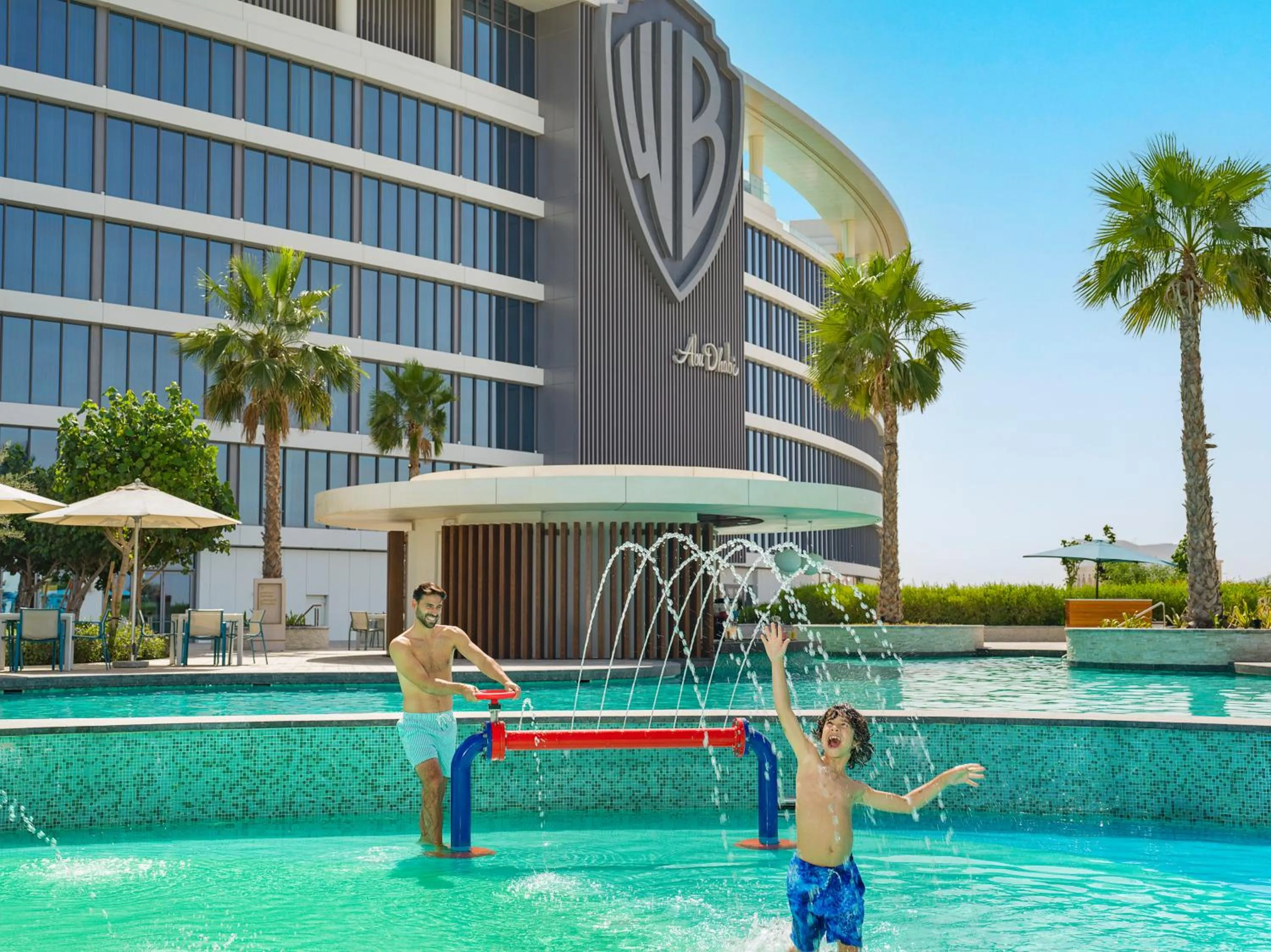Swimming pool in The WB Abu Dhabi, Curio Collection By Hilton