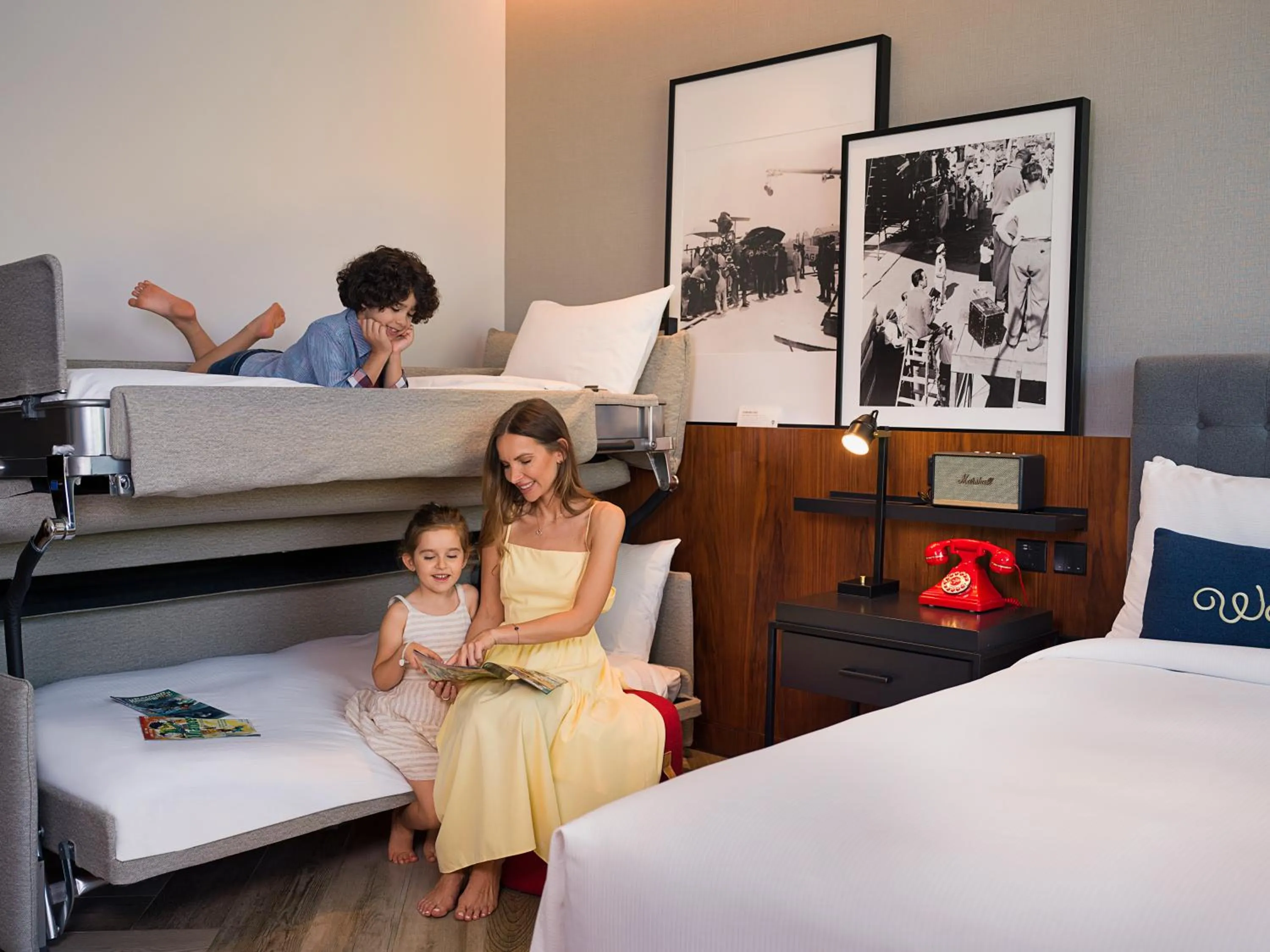 Photo of the whole room, Bed in The WB Abu Dhabi, Curio Collection By Hilton