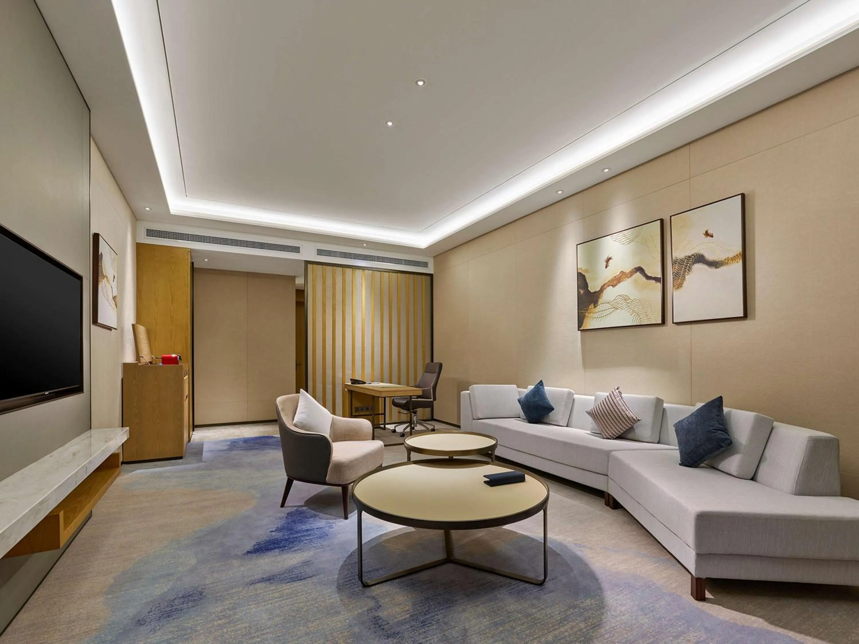 Living room in Doubletree By Hilton Quzhou
