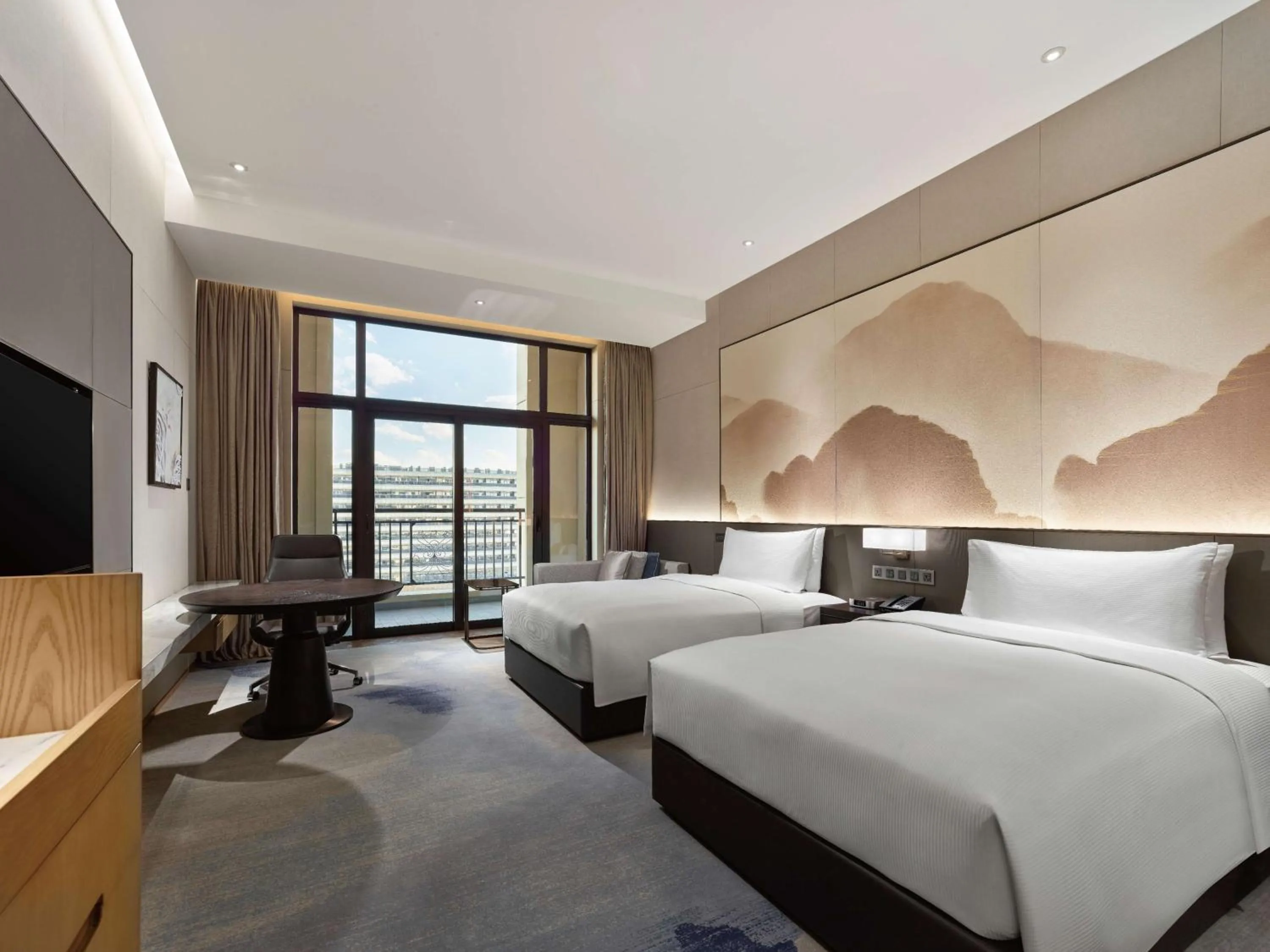 Bed in Doubletree By Hilton Quzhou