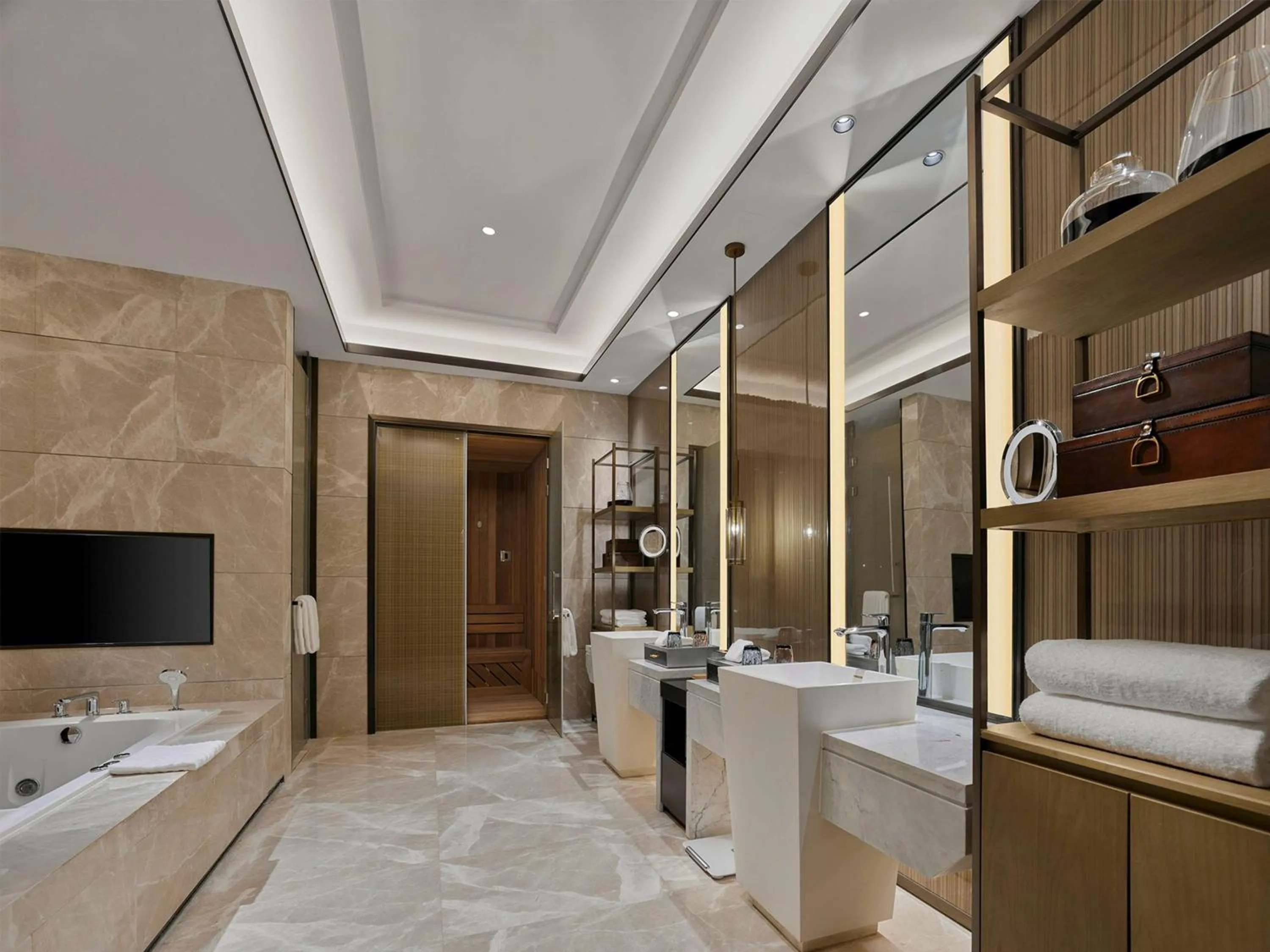 Bathroom in Doubletree By Hilton Quzhou