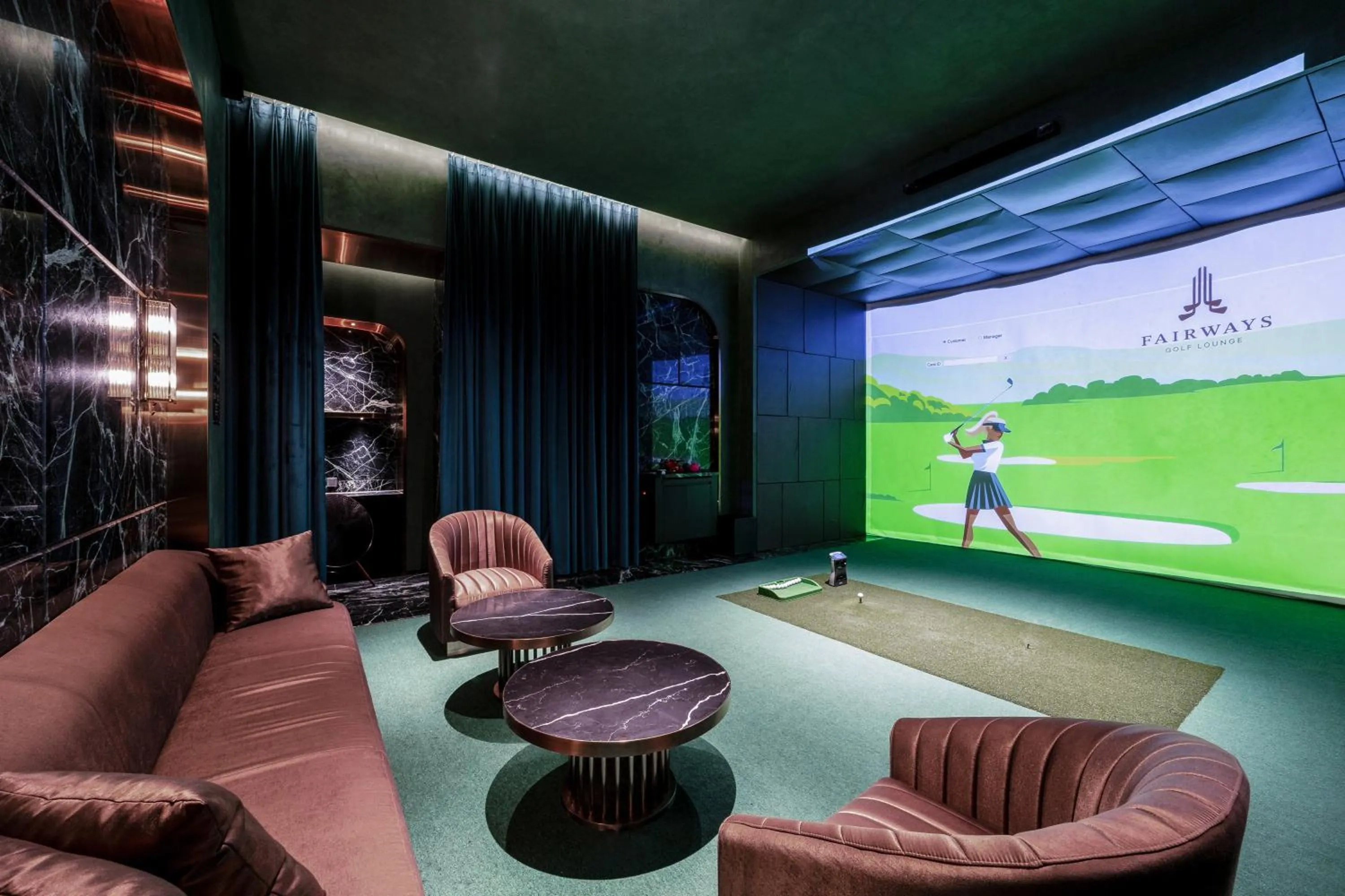 Communal lounge/ TV room in Fraser Residence Hanoi