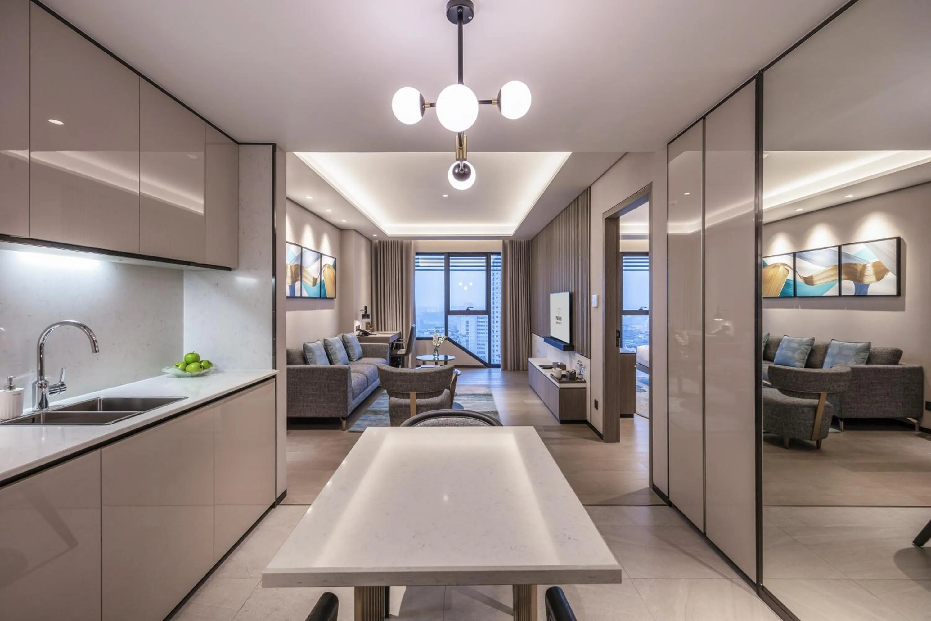 Kitchen or kitchenette in Fraser Residence Hanoi