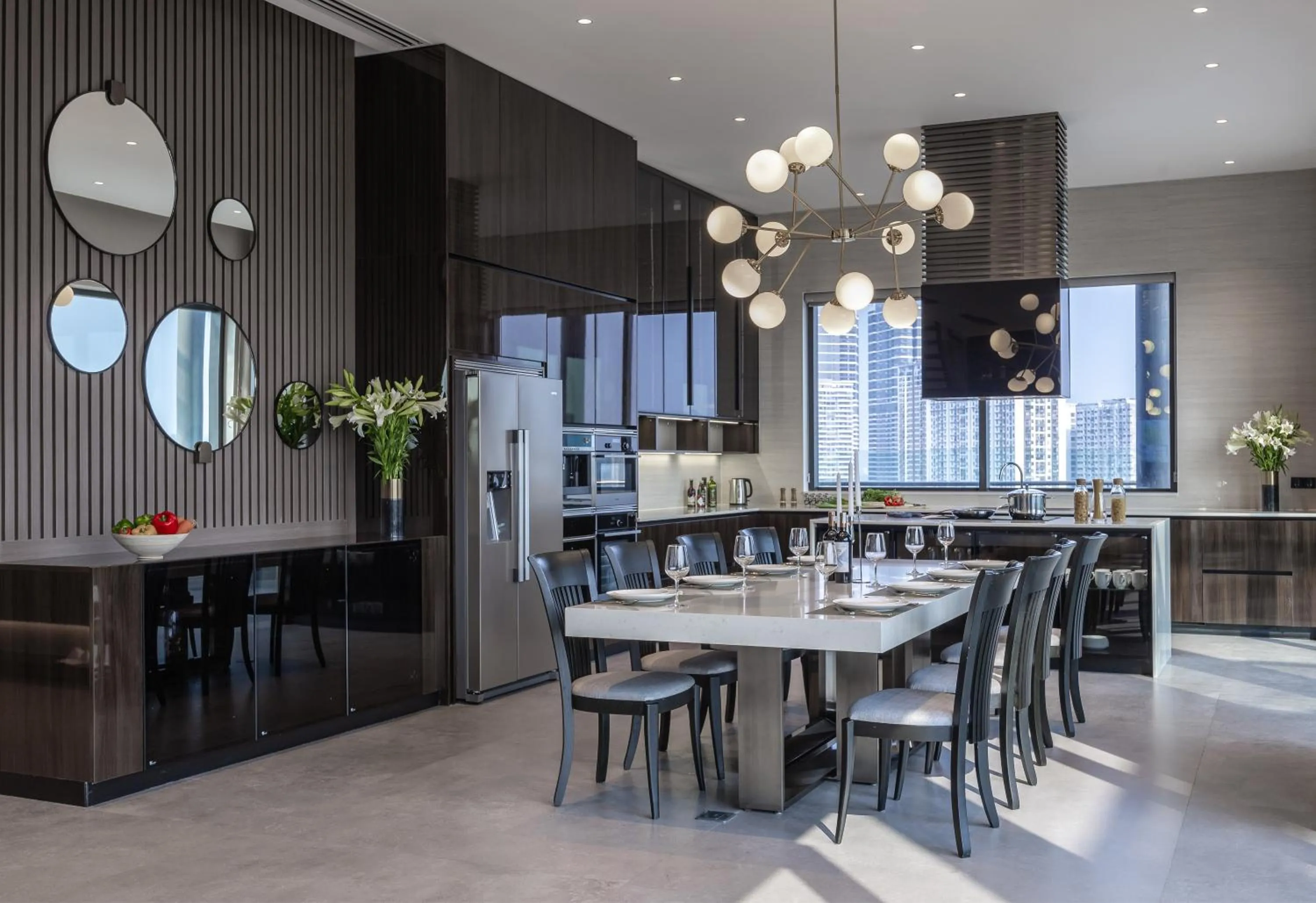 Seating area in Fraser Residence Hanoi