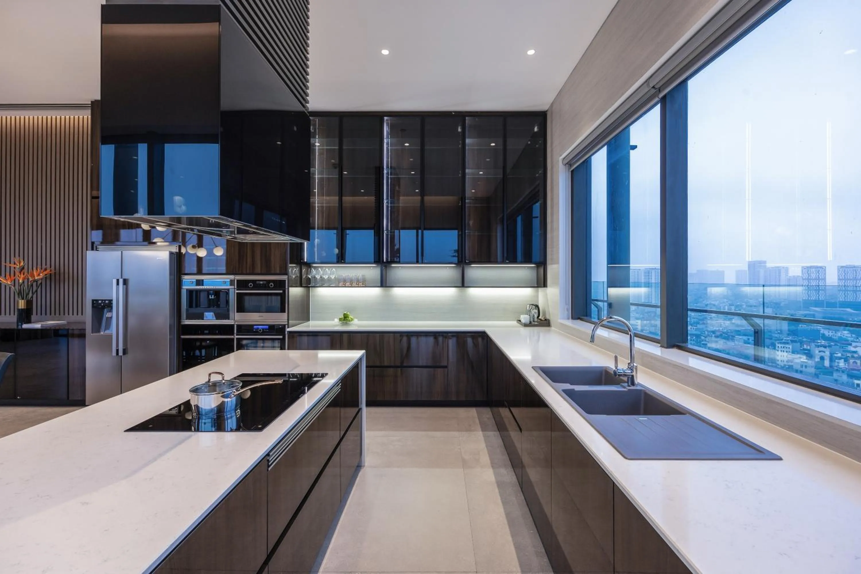 kitchen in Fraser Residence Hanoi