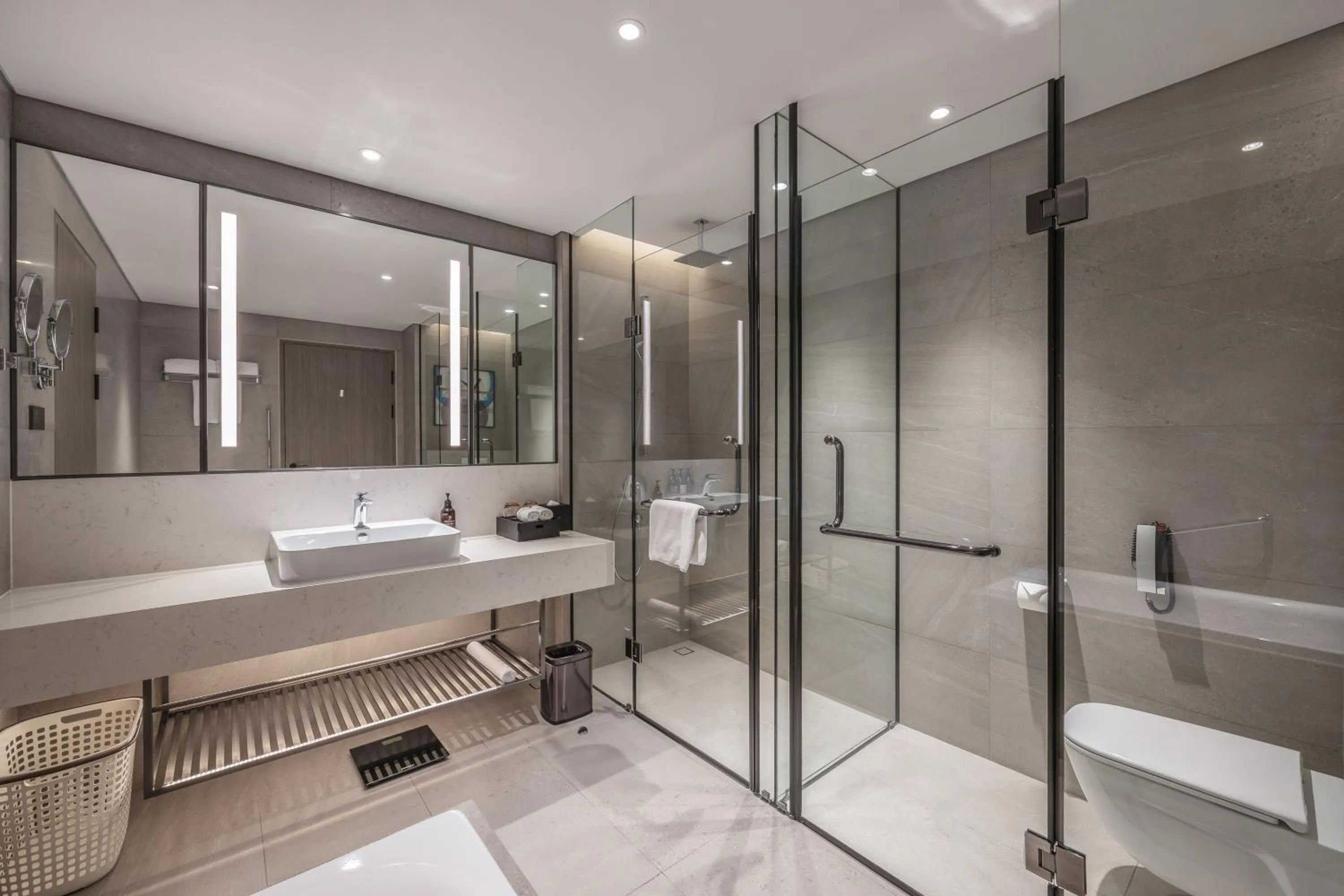 Bathroom in Fraser Residence Hanoi