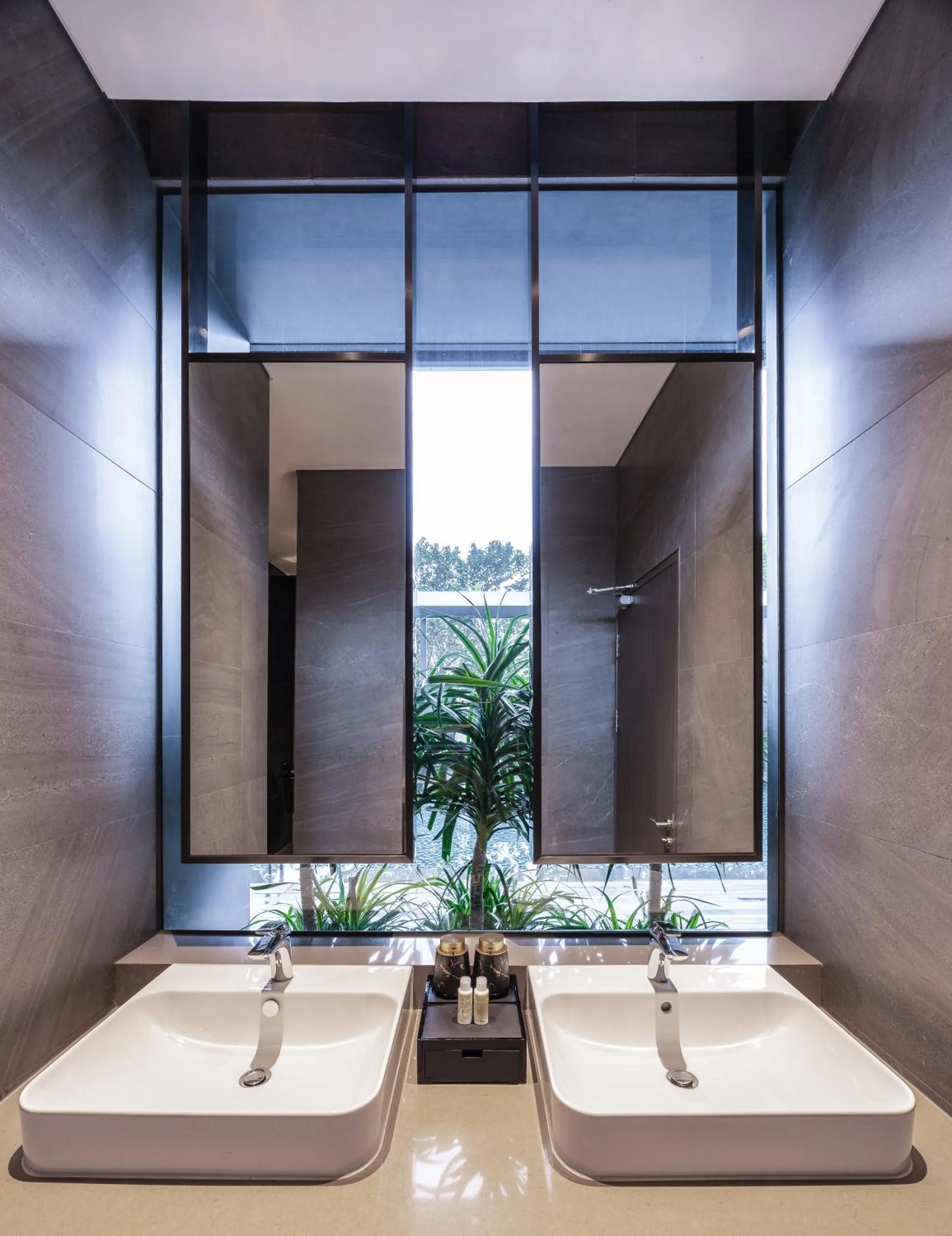 Bathroom in Fraser Residence Hanoi