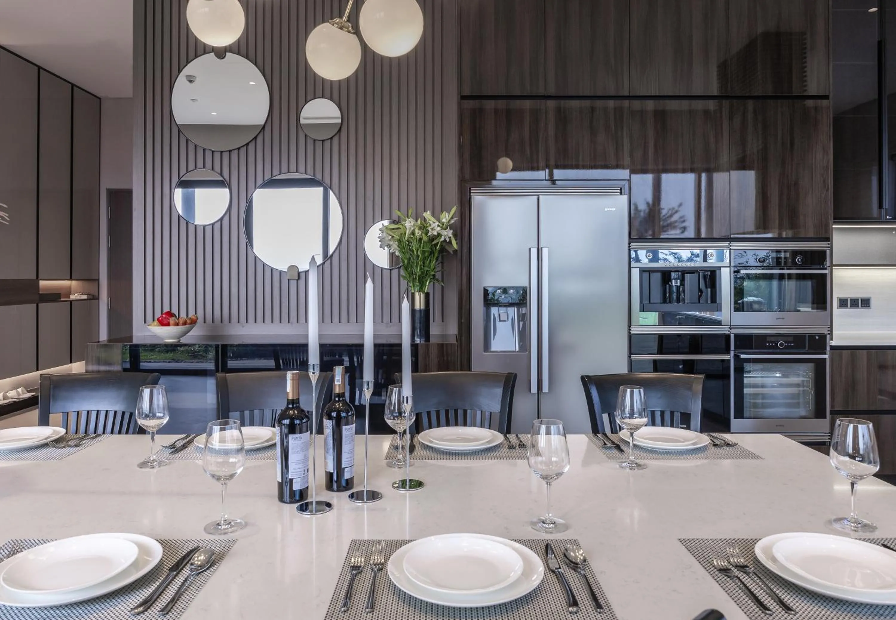 Dining area in Fraser Residence Hanoi