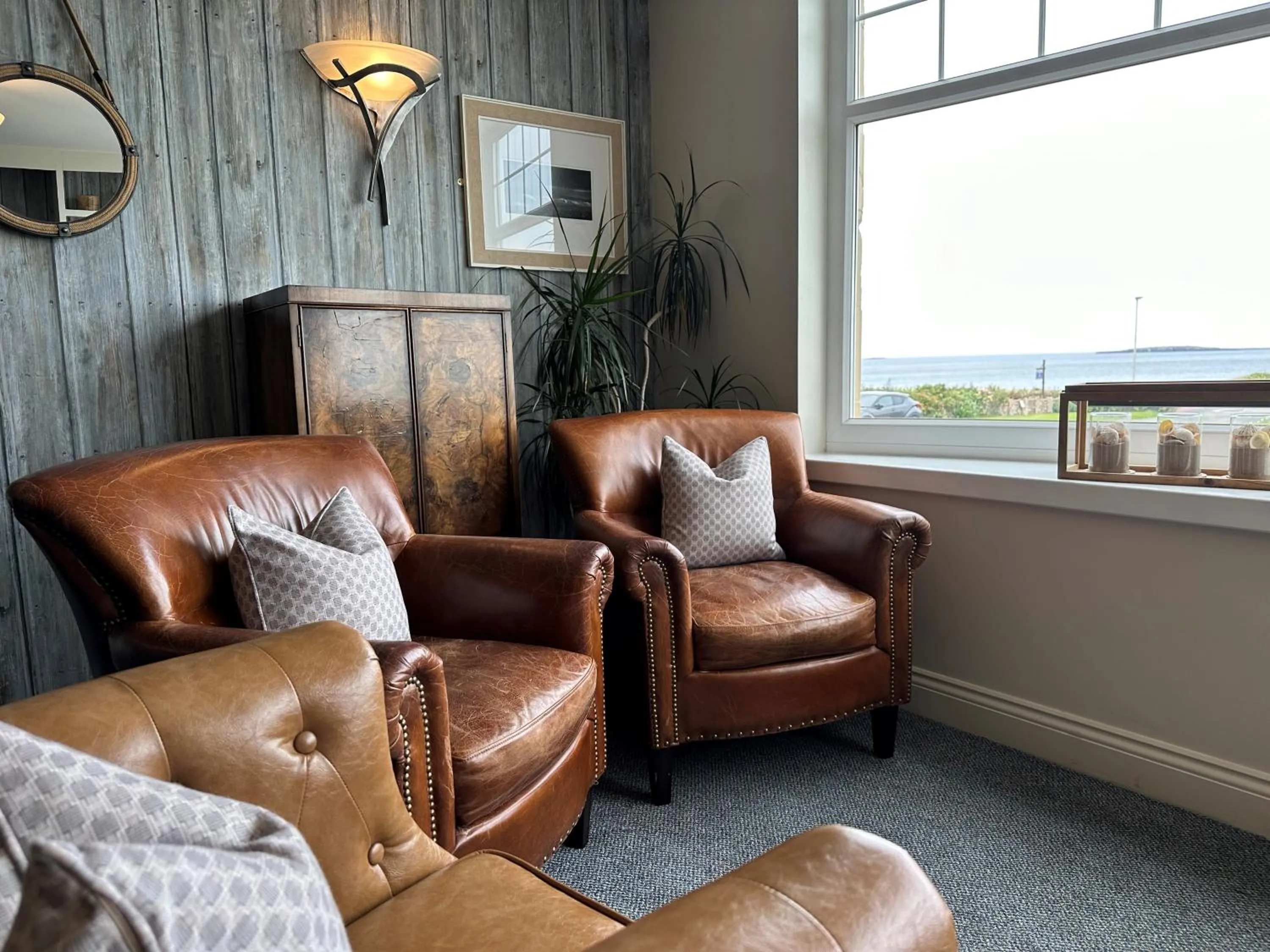 Seating area in Beach House Hotel