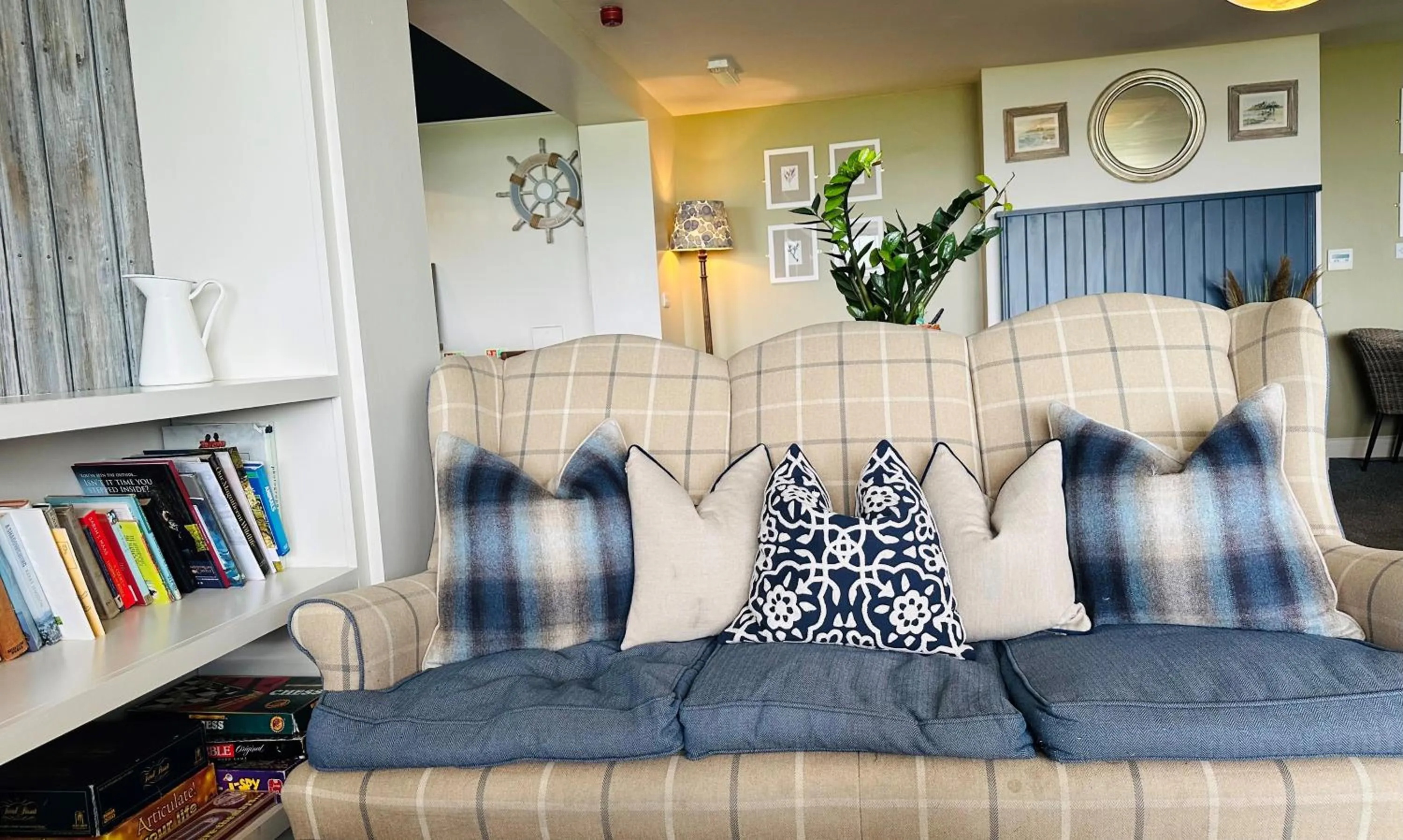 Seating area in Beach House Hotel