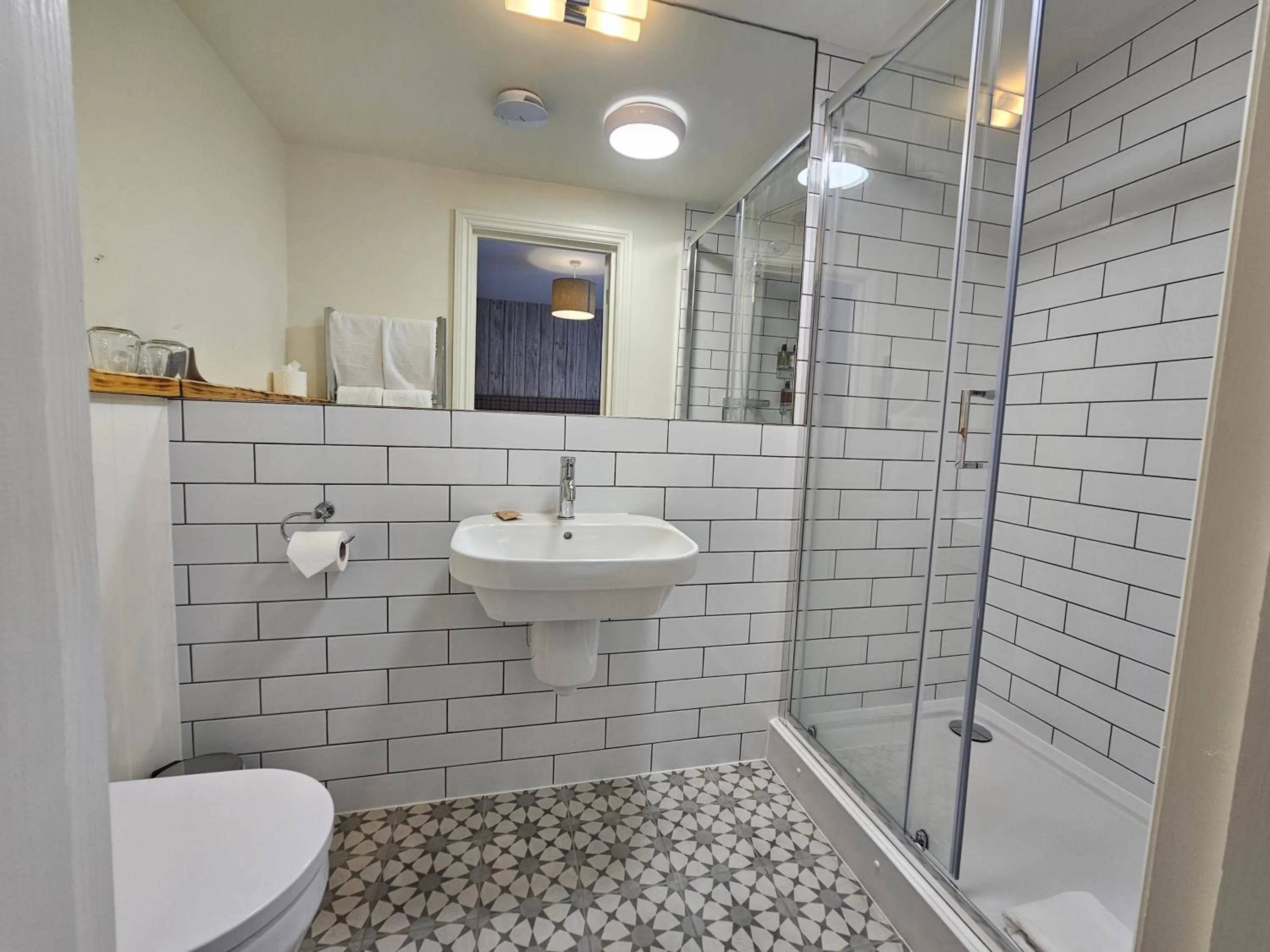 Shower in Beach House Hotel